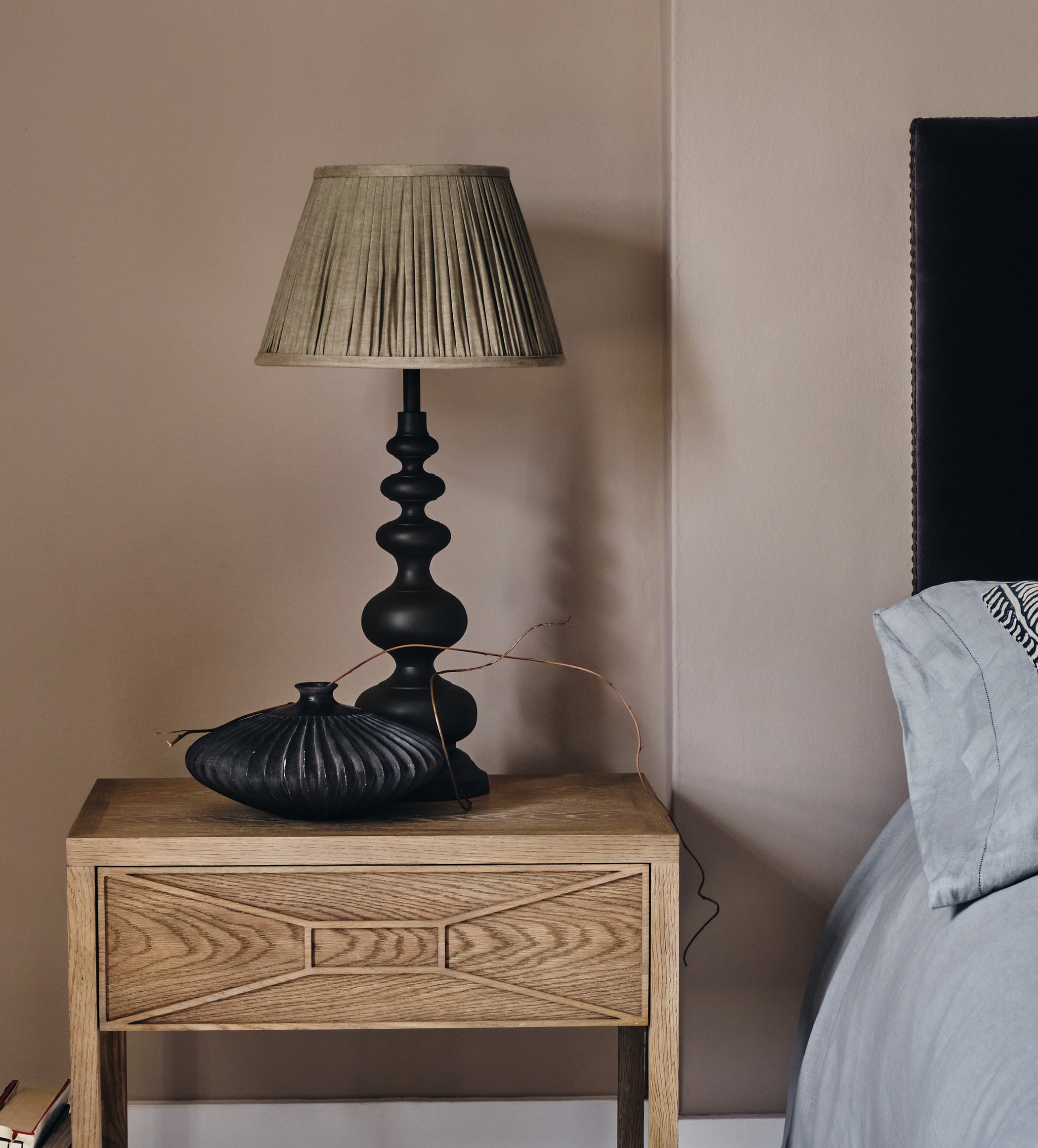 Persephone Table Lamp - Antique Grey