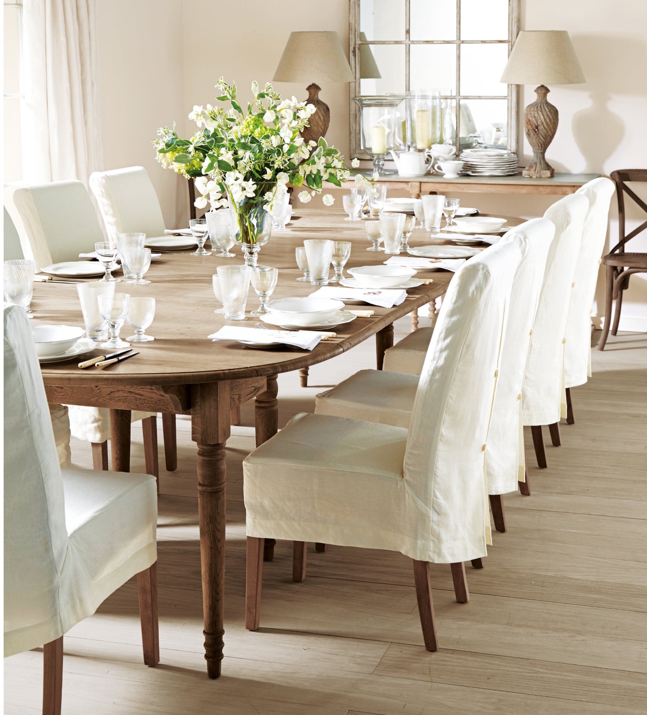 Petworth Extending Dining Table - Weathered Oak