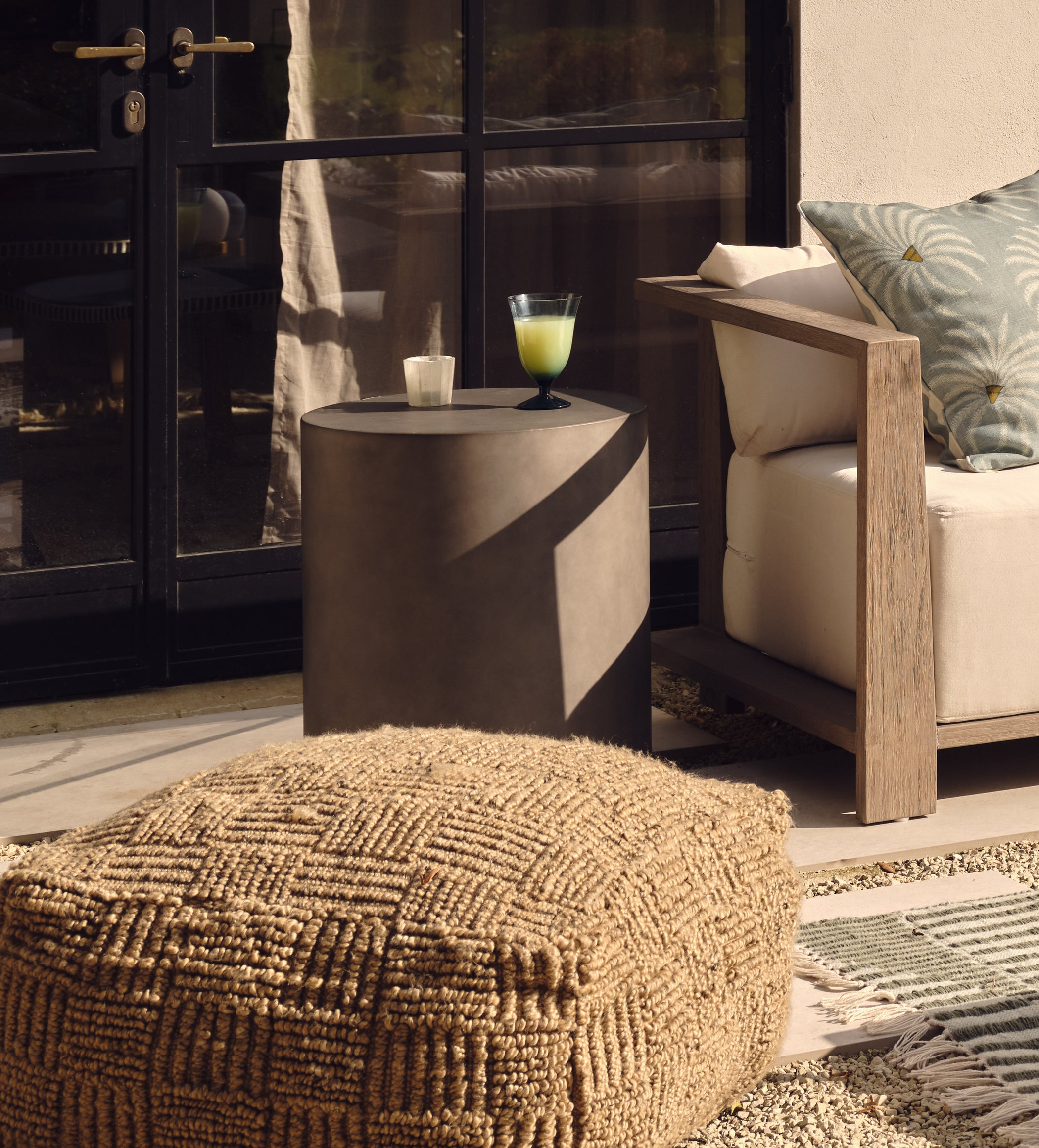 Pierre Side Table - Ash Grey