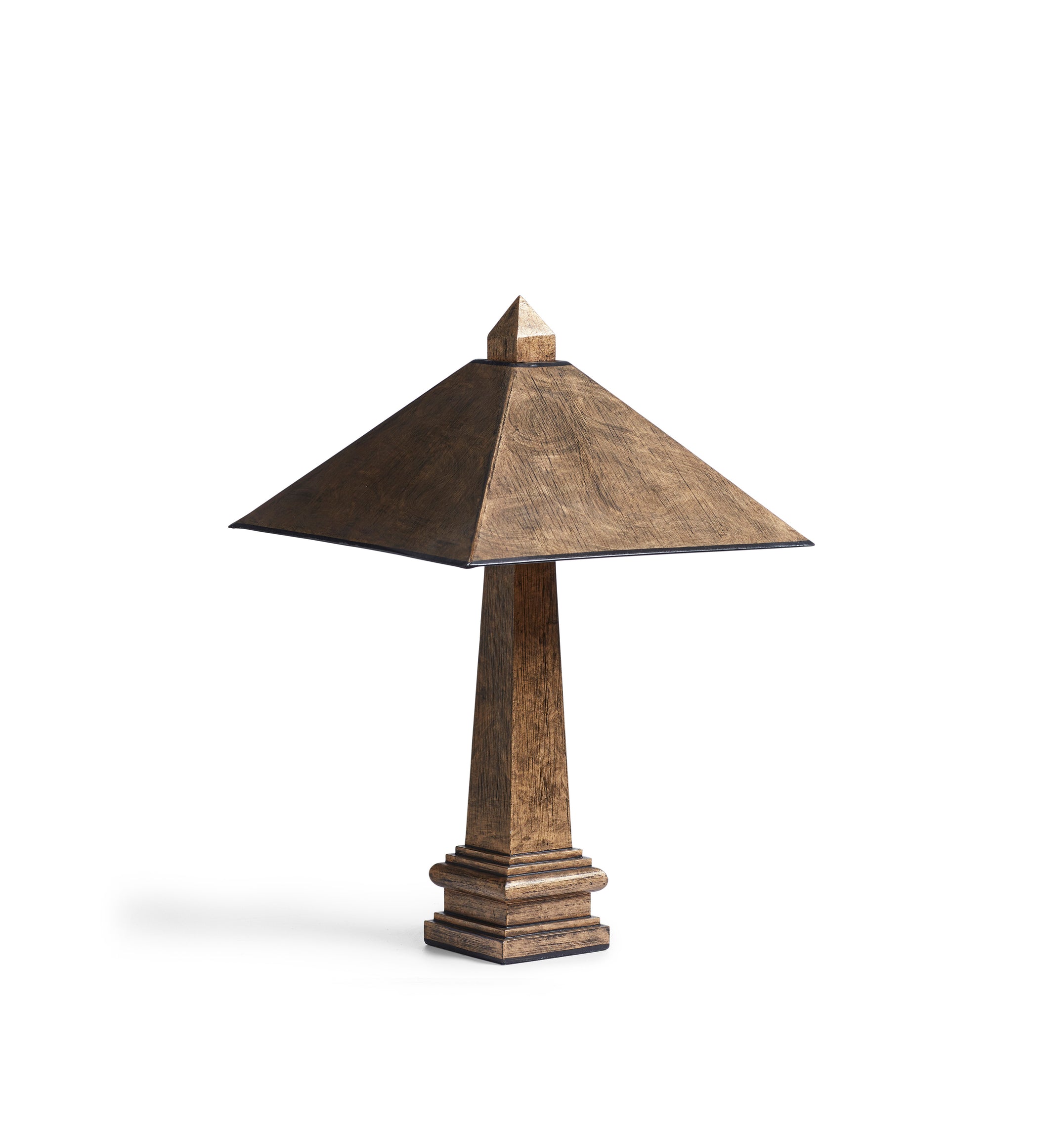 Piraamid Table Lamp - Rubbed Bronze