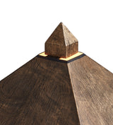 Piraamid Table Lamp - Rubbed Bronze