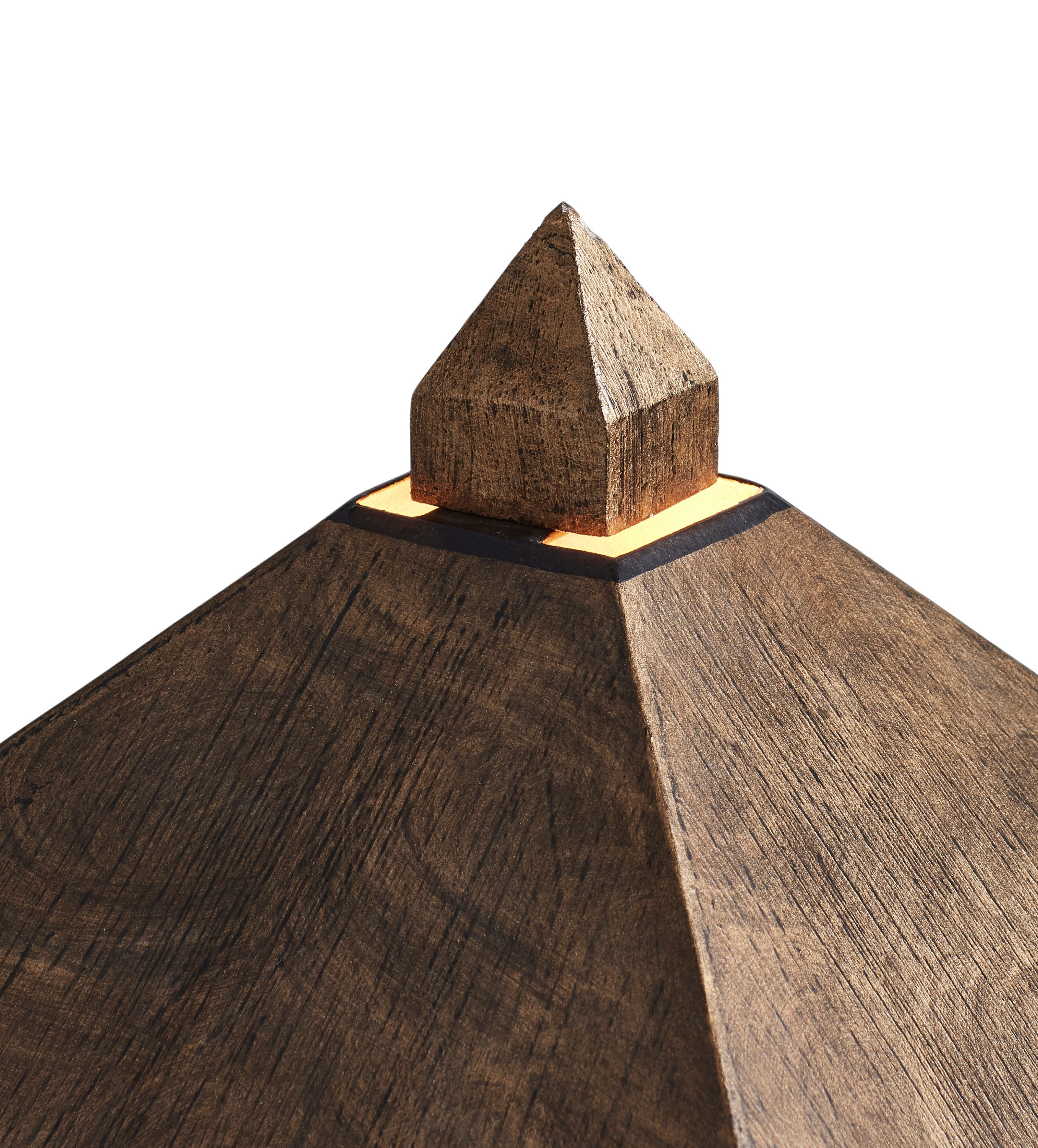 Piraamid Table Lamp - Rubbed Bronze