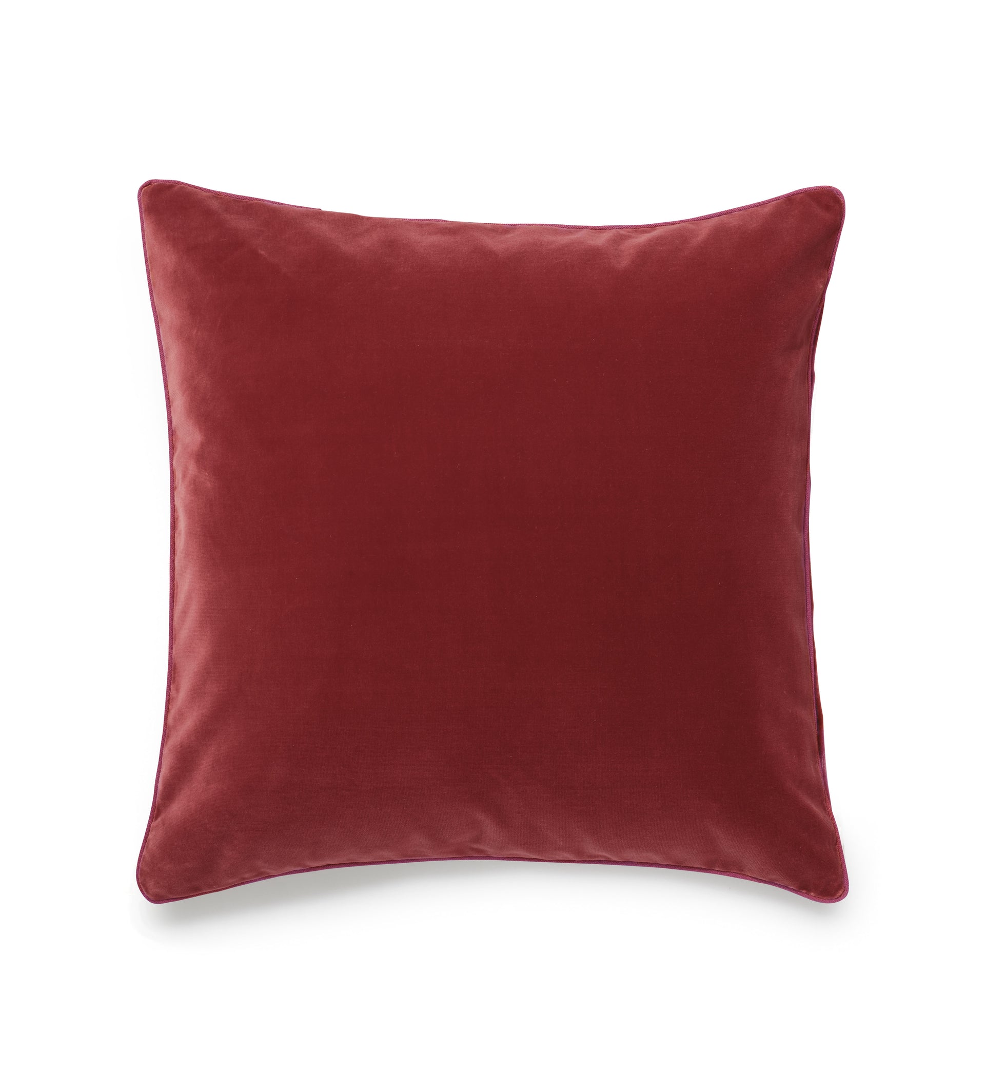 Plain Velvet Cushion Cover Blood