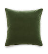 Plain Velvet Cushion Cover - Moss