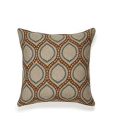 Prisha Cushion Cover - Burnt Orange/Air Force Blue