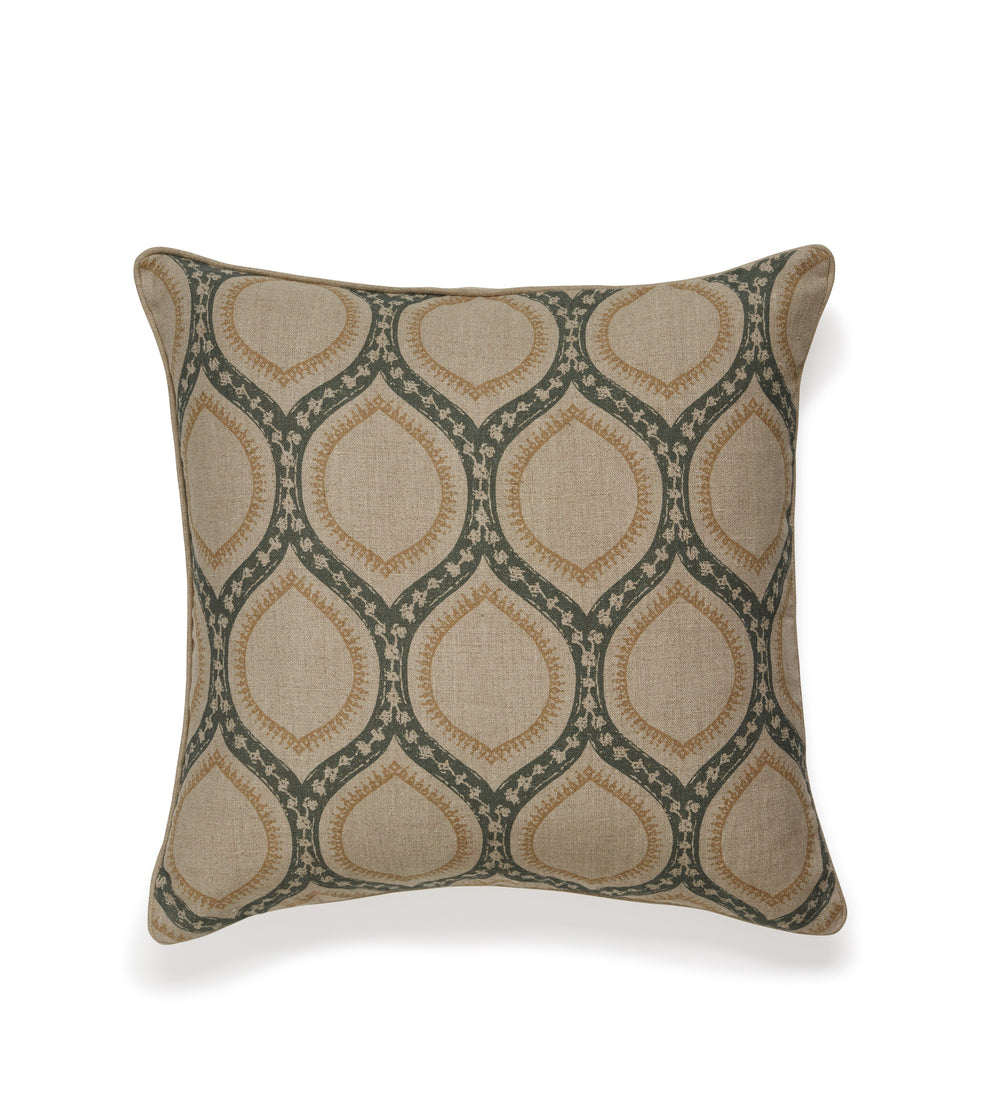 Prisha Cushion Cover - Lake Green
