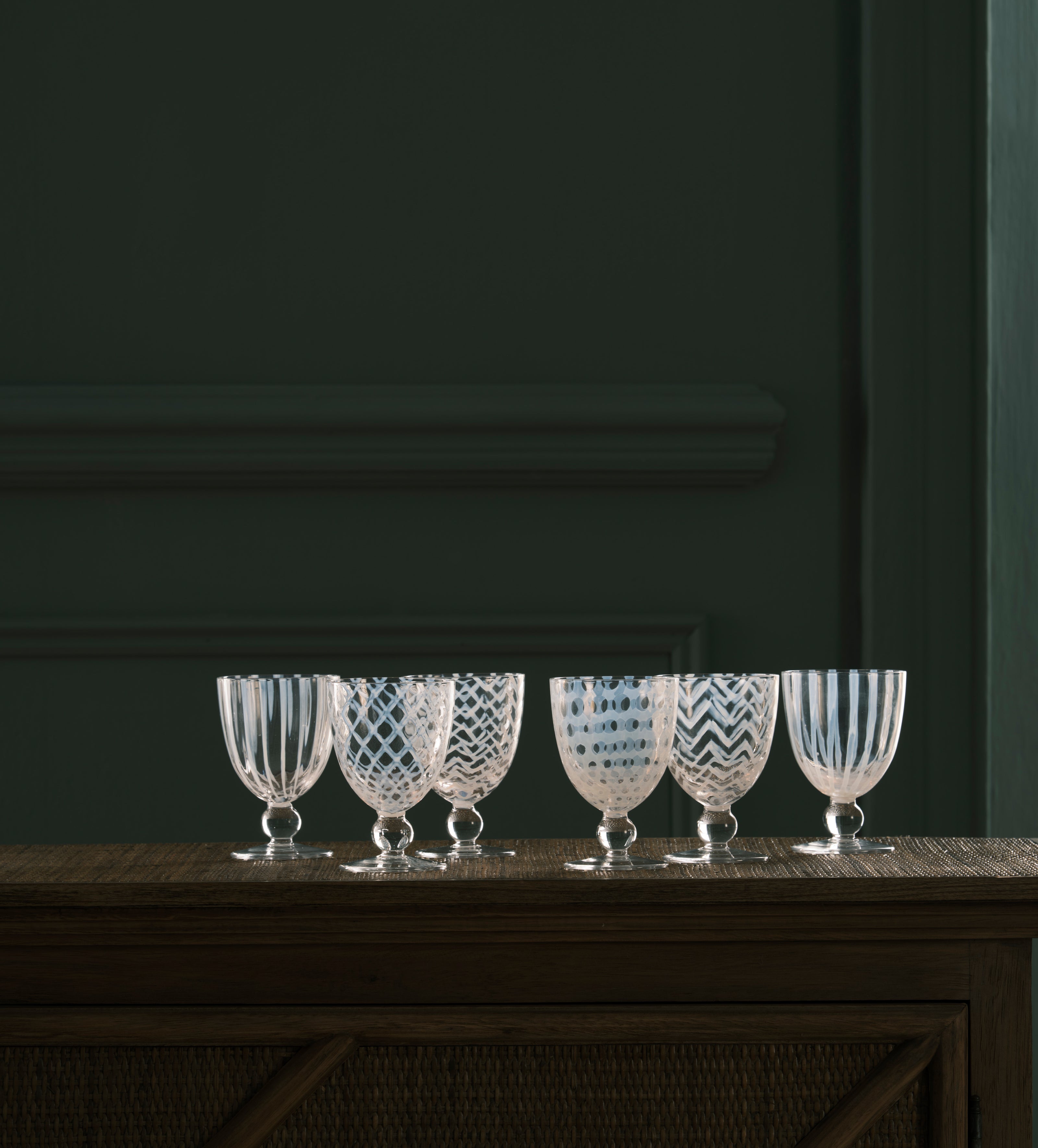 Pulcinella Glassware Set – Set of 36