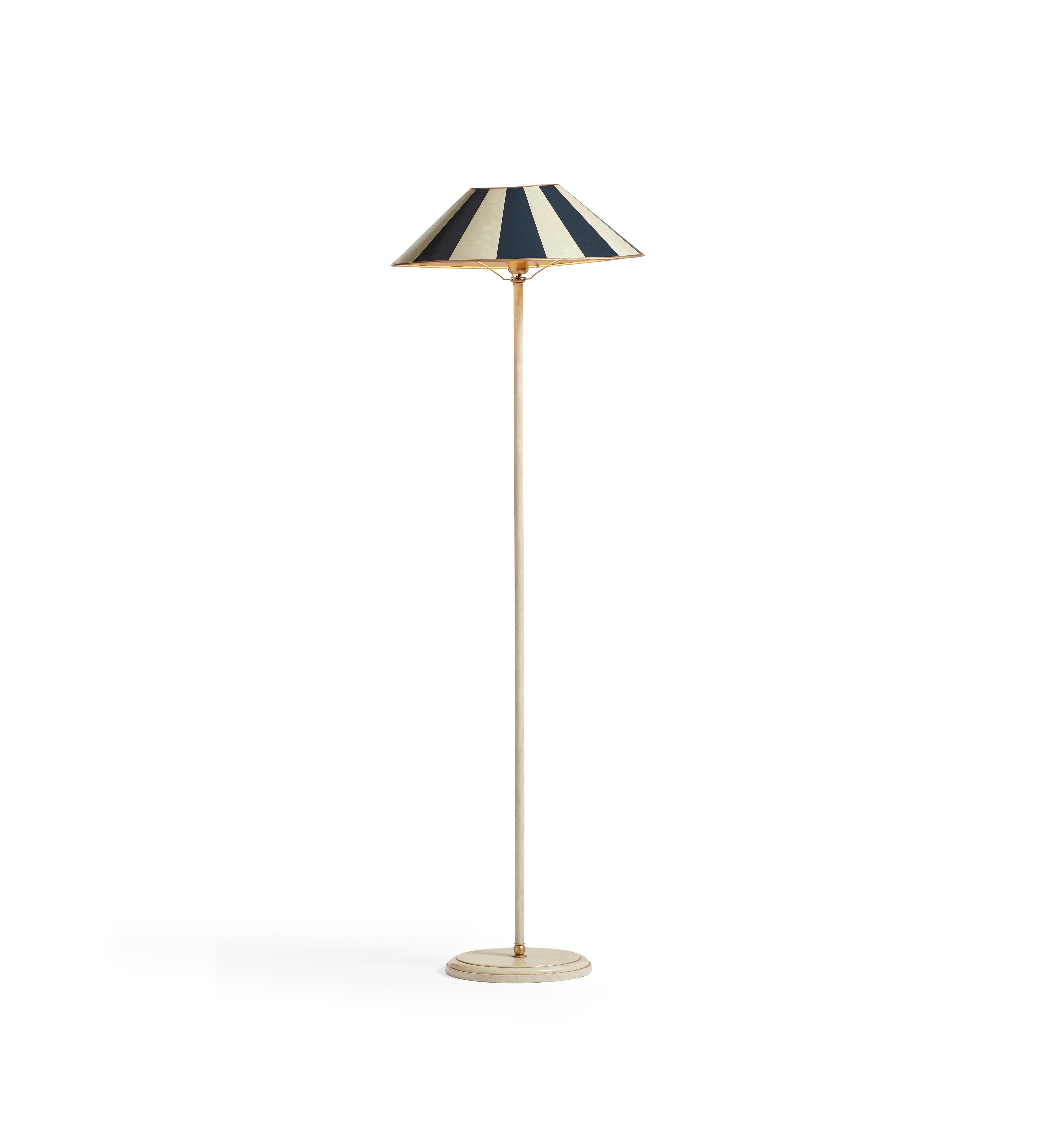 Purdy Floor Lamp with Shade - Blue | OKA