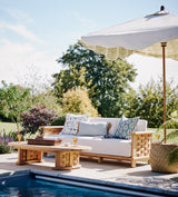 Pushpa Outdoor Cushion - Seafoam