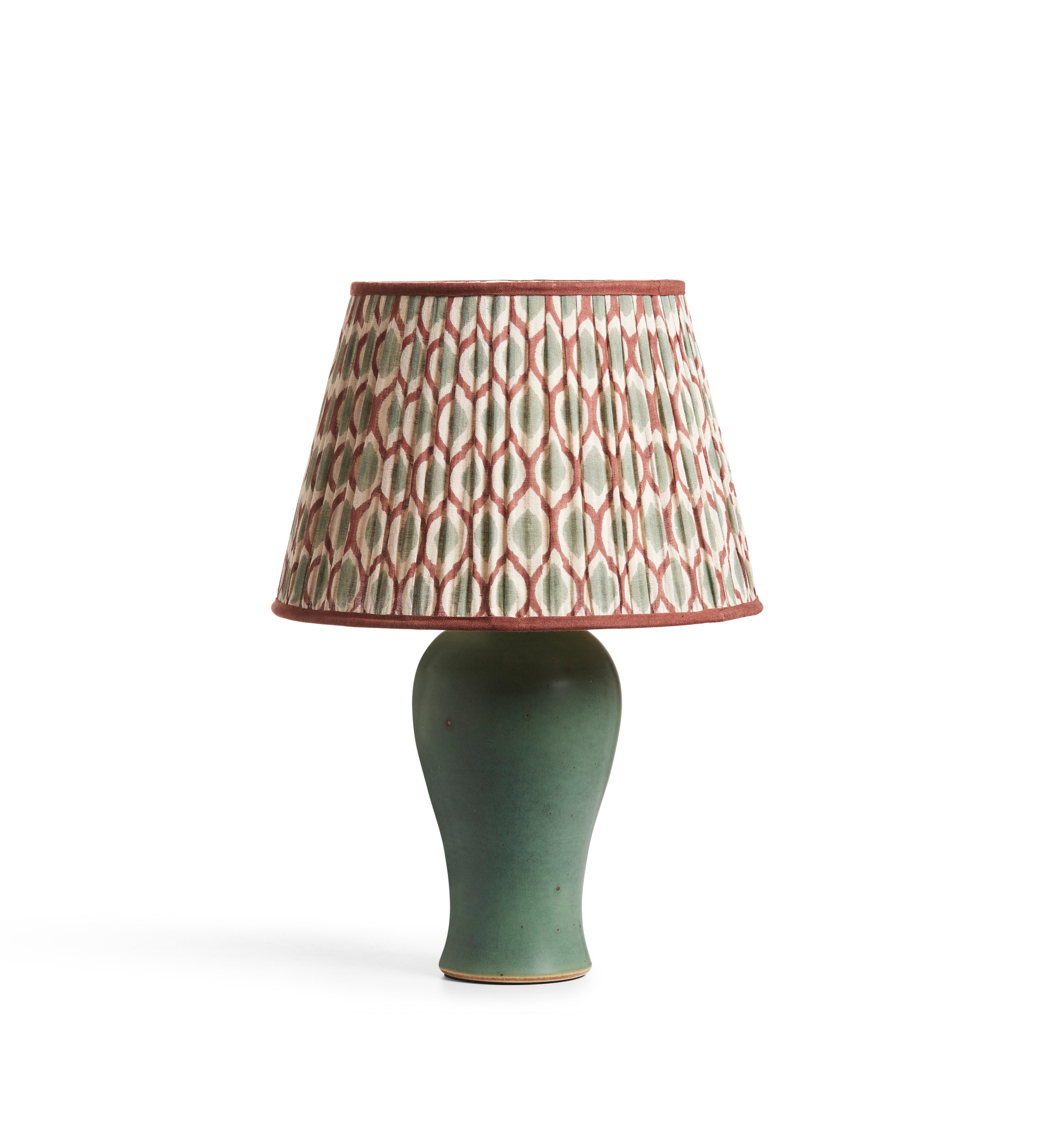 Qing Table Lamp Base - Green
