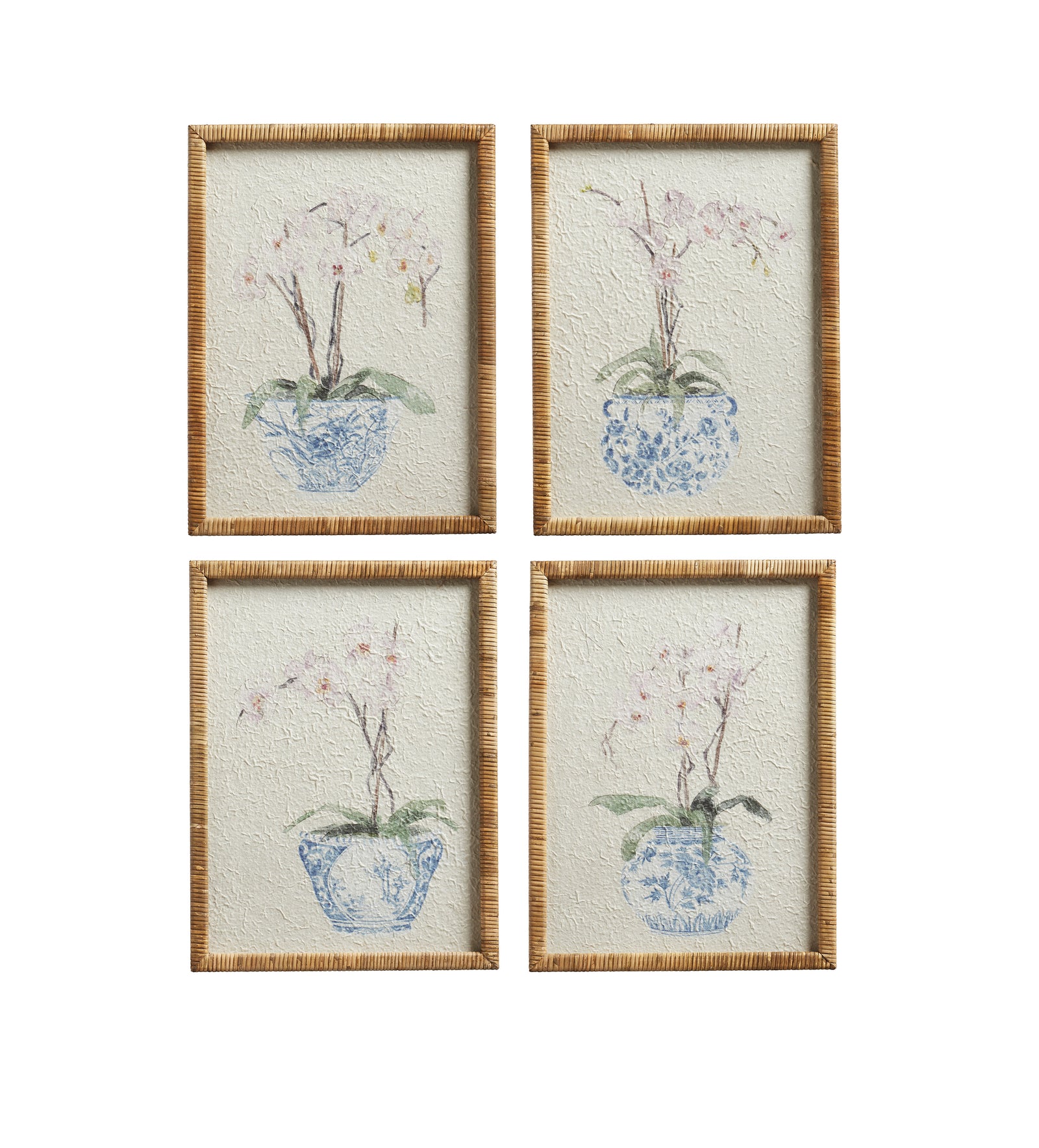 Quartet in Bloom Prints - Set of Four - Multi