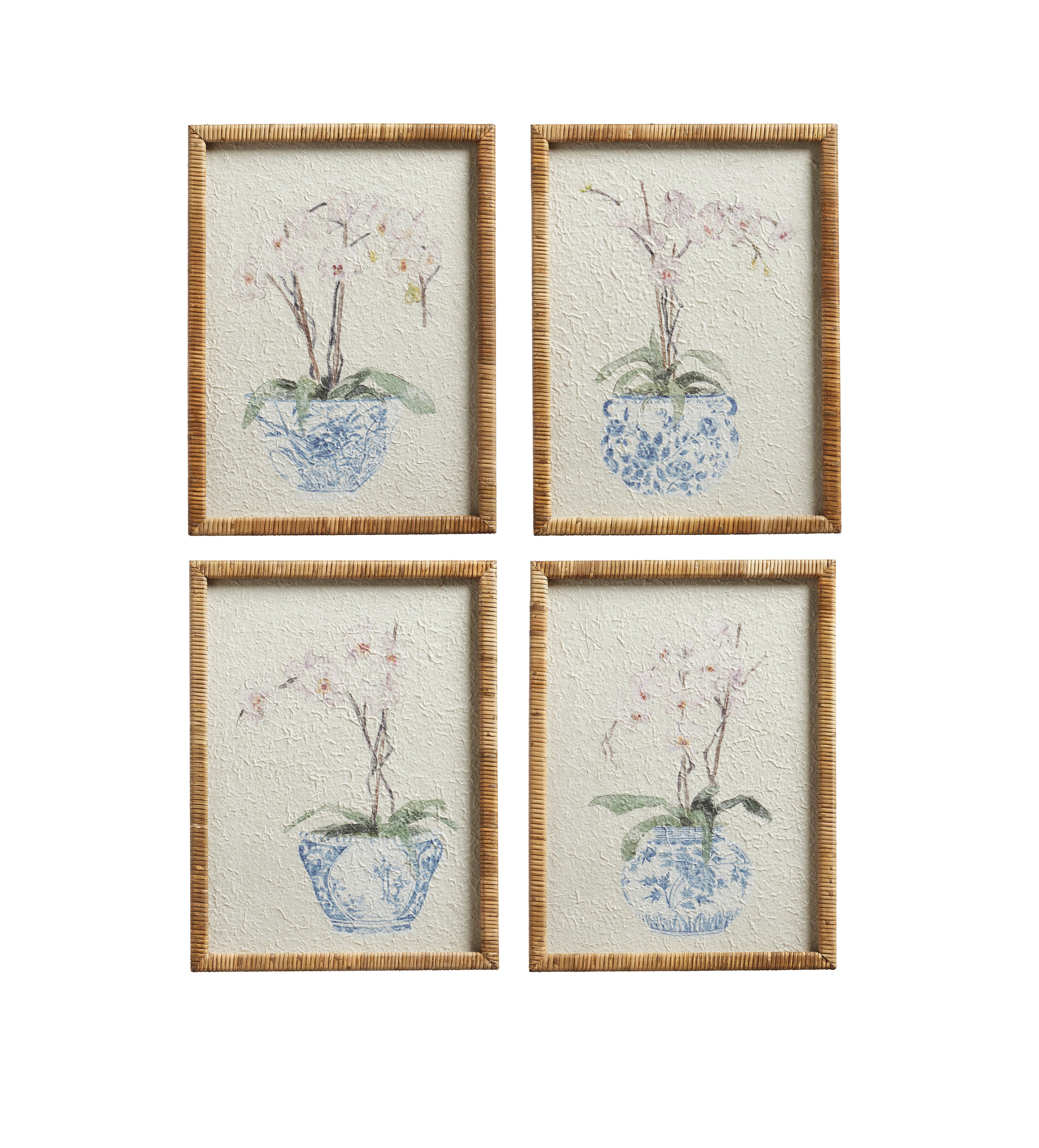 Quartet in Bloom Prints - Set of Four - Multi