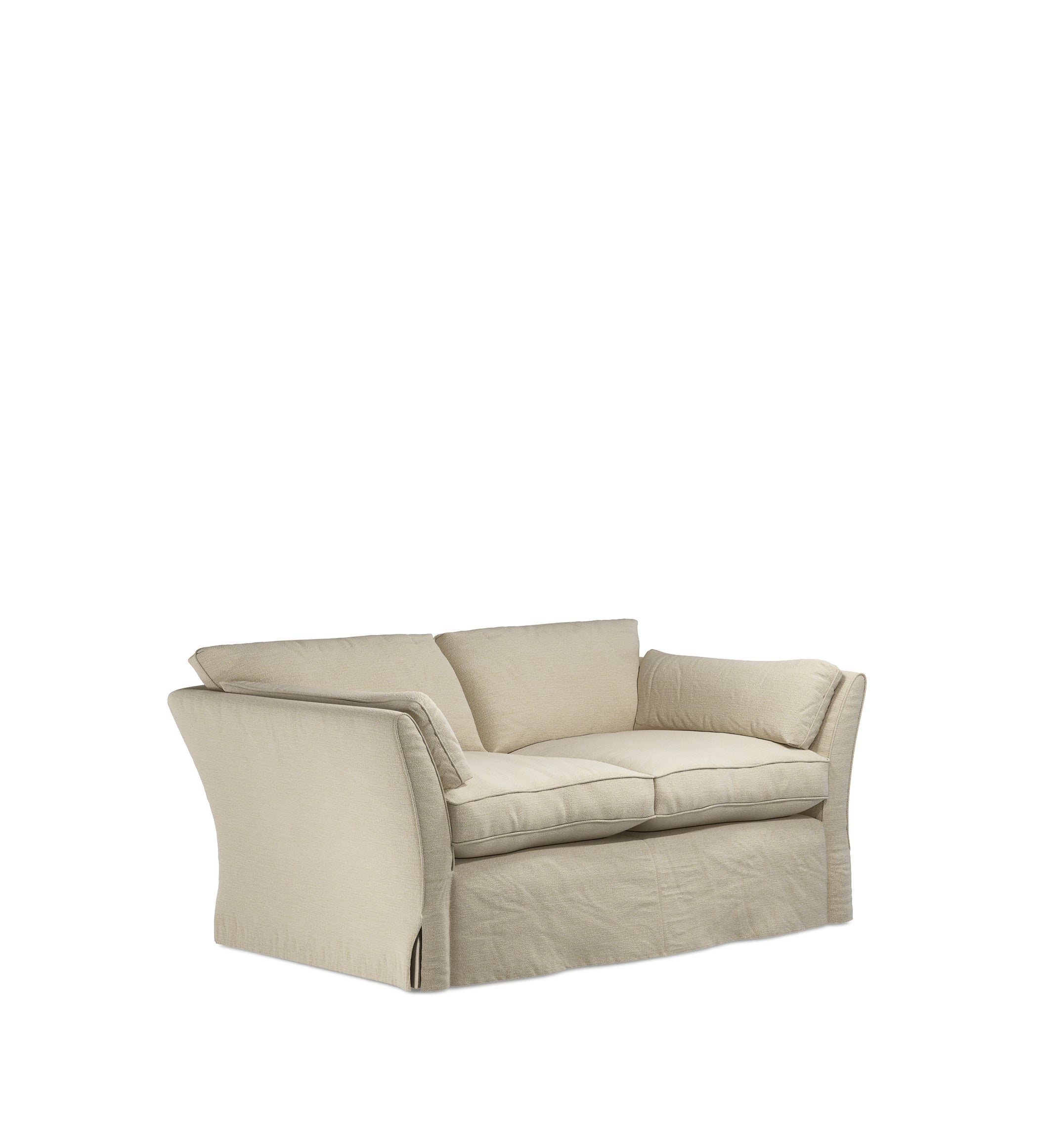 COVER ONLY - Radcliffe Clever Linen Loose Cover for 2-Seater Sofa - Dove