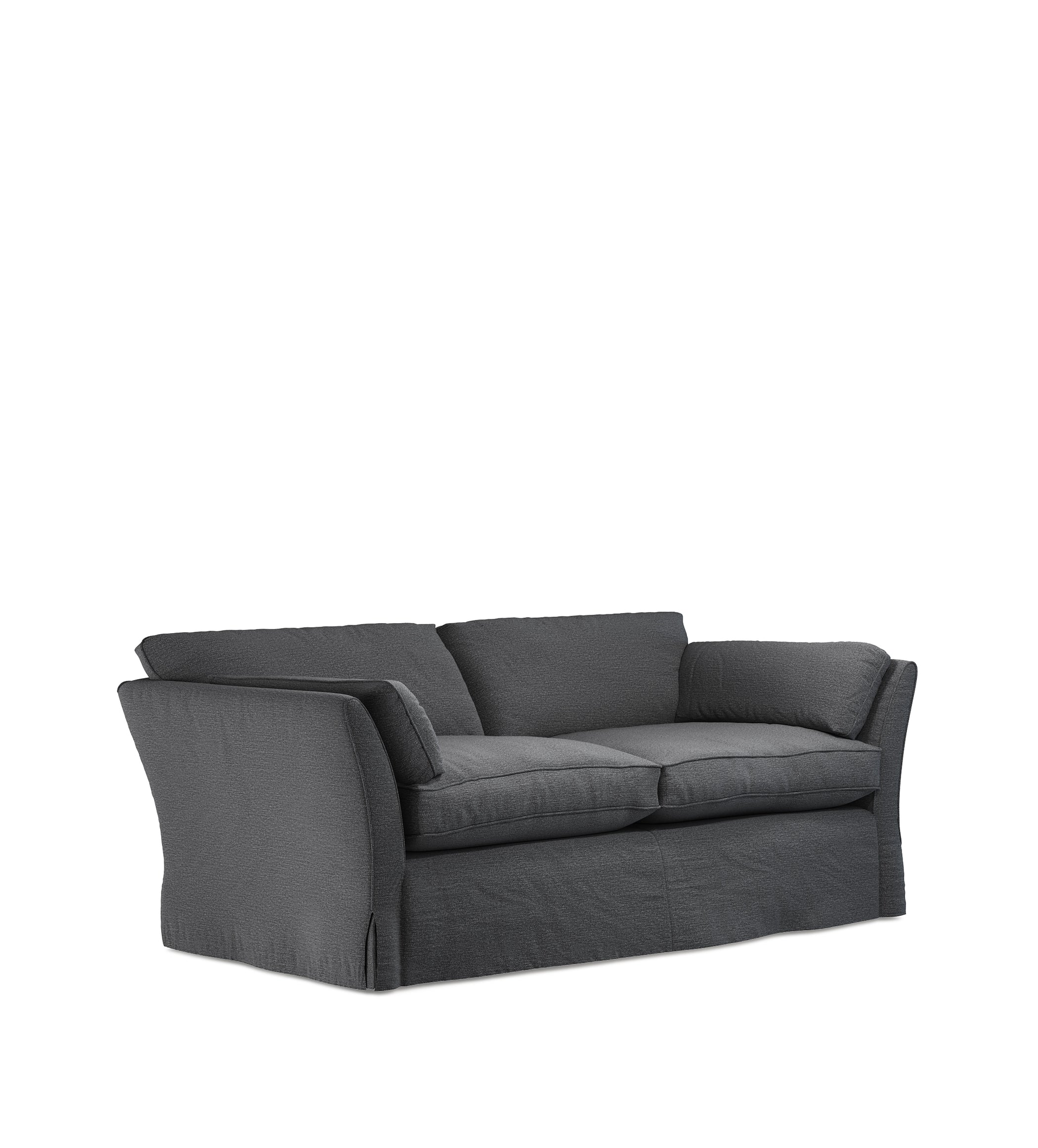COVER ONLY - Radcliffe Clever Linen Loose Cover for 3-Seater Sofa - Anthracite