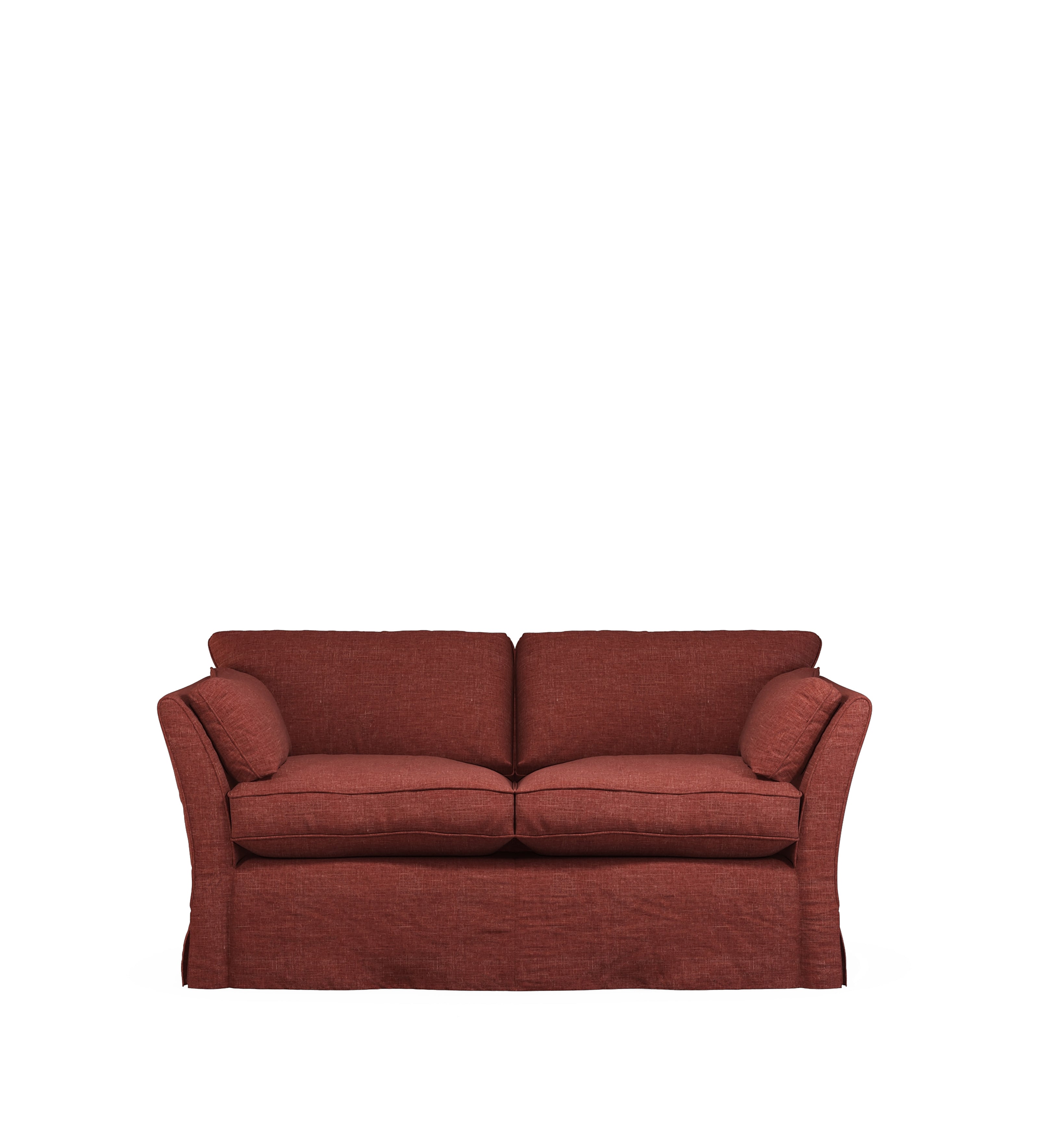 COVER ONLY - Radcliffe Laundered Linen Loose Cover for 2-Seater Sofa - Terra