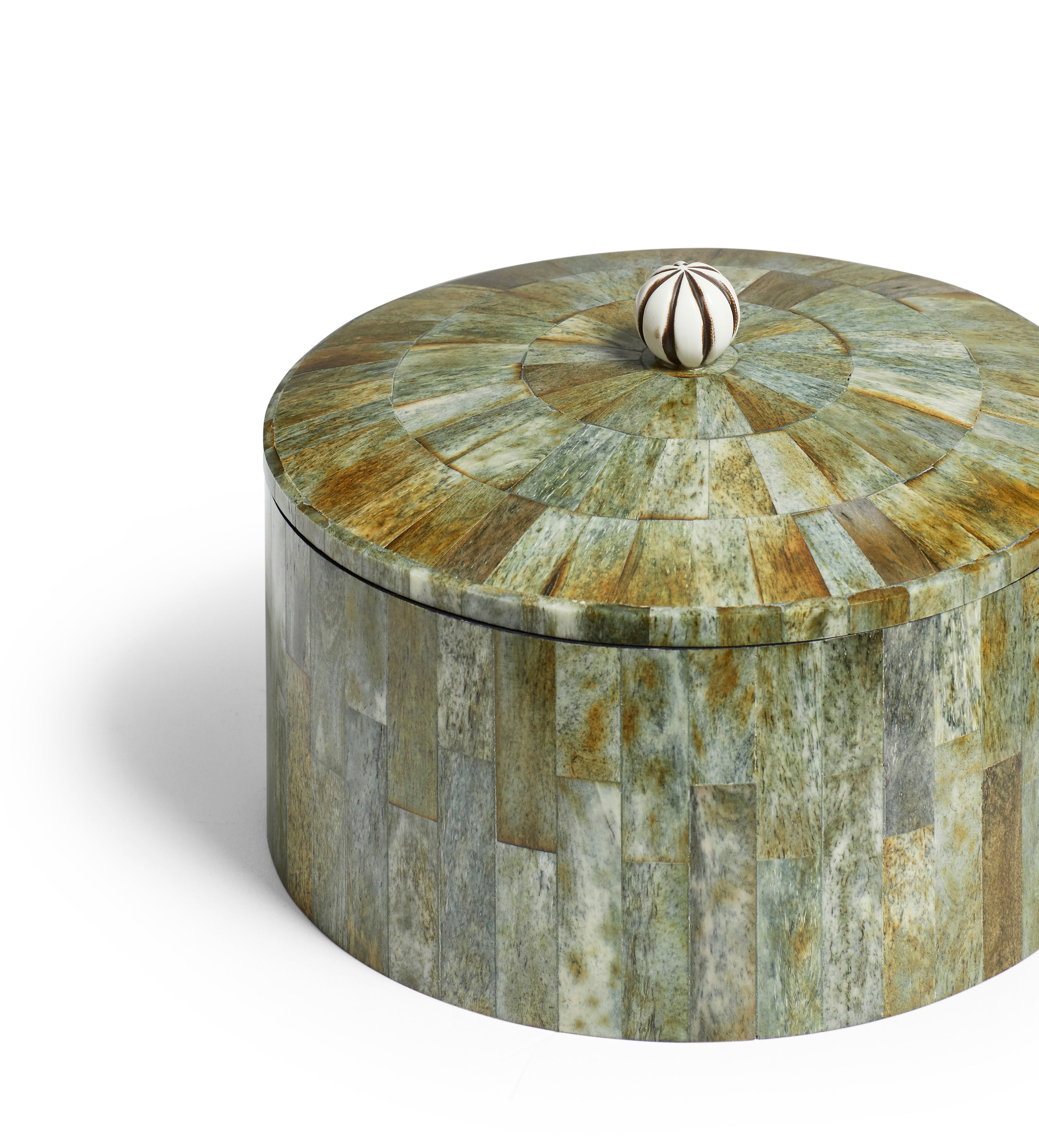 Rahasya Bone Container - Green