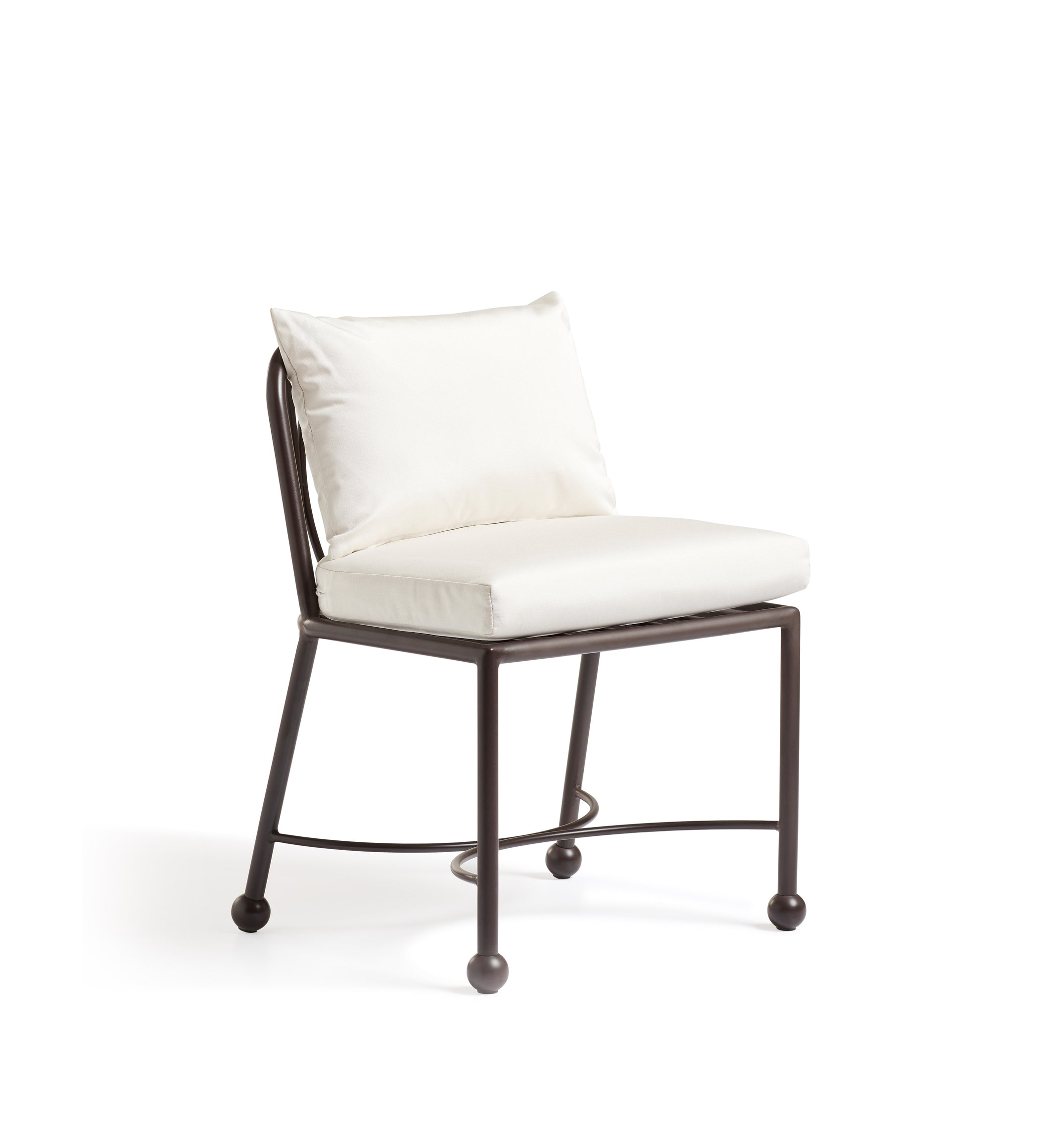Rametto Garden Dining Chair - Ebony/Brown