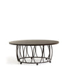 Rametto Garden Dining Table - Ebony/Brown