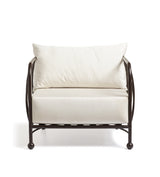 Rametto Garden Armchair - Ebony/Brown