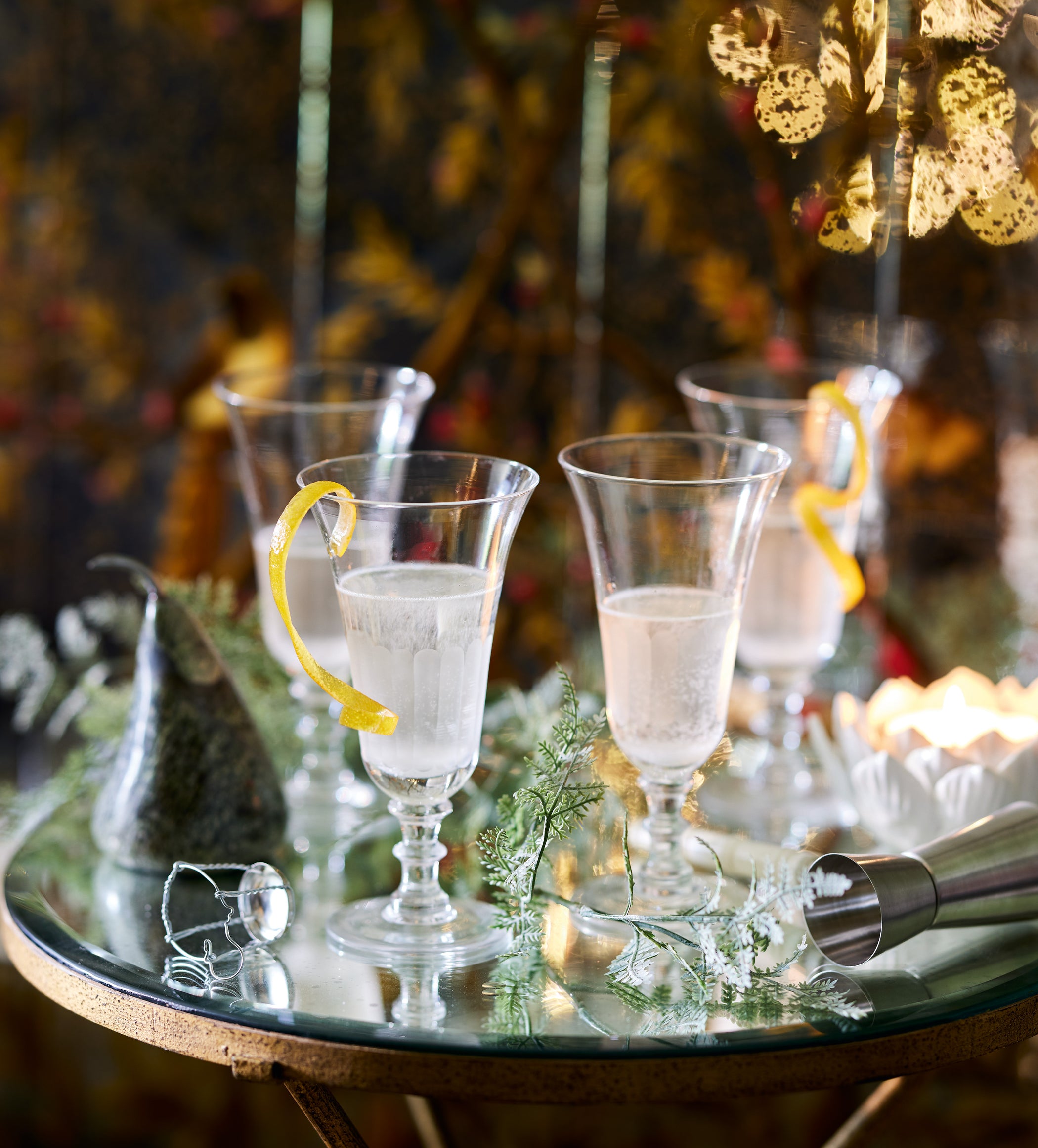 Ranelagh Champagne Flutes - Set of Four - Clear