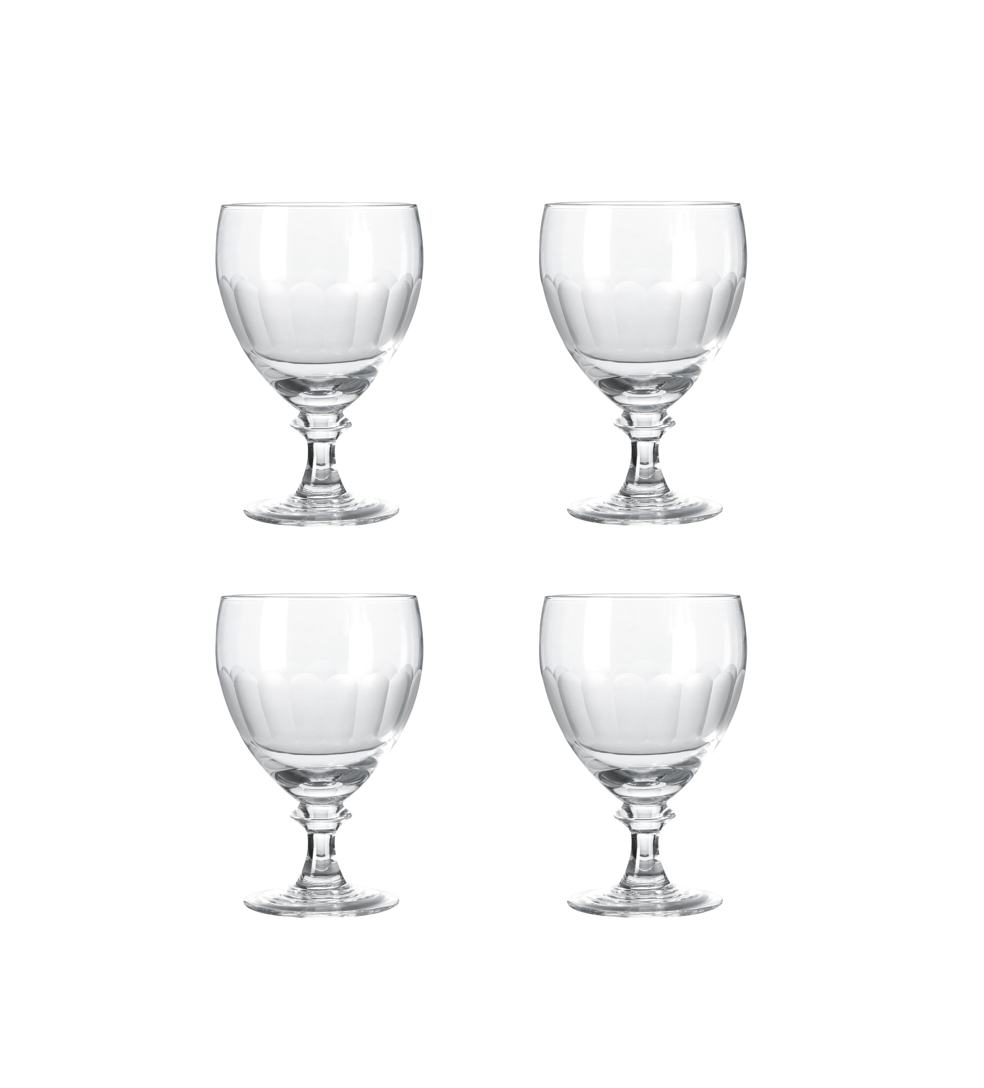 Ranelagh Small Wine Goblets - Set of Four - Clear