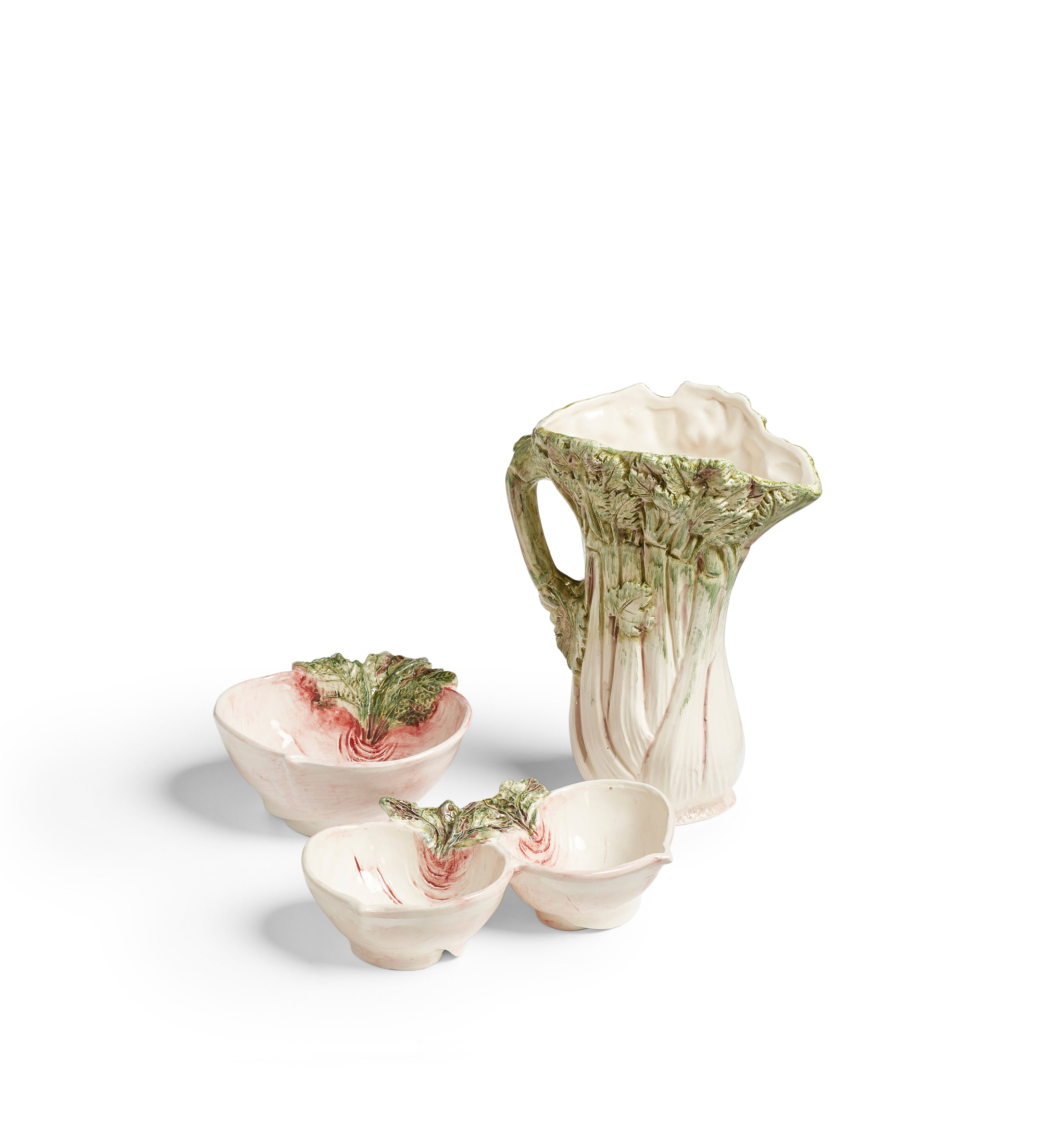 Rapanelli Twin Serving Bowl - White