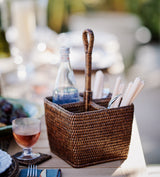 Rattan Deep Carry - Brown