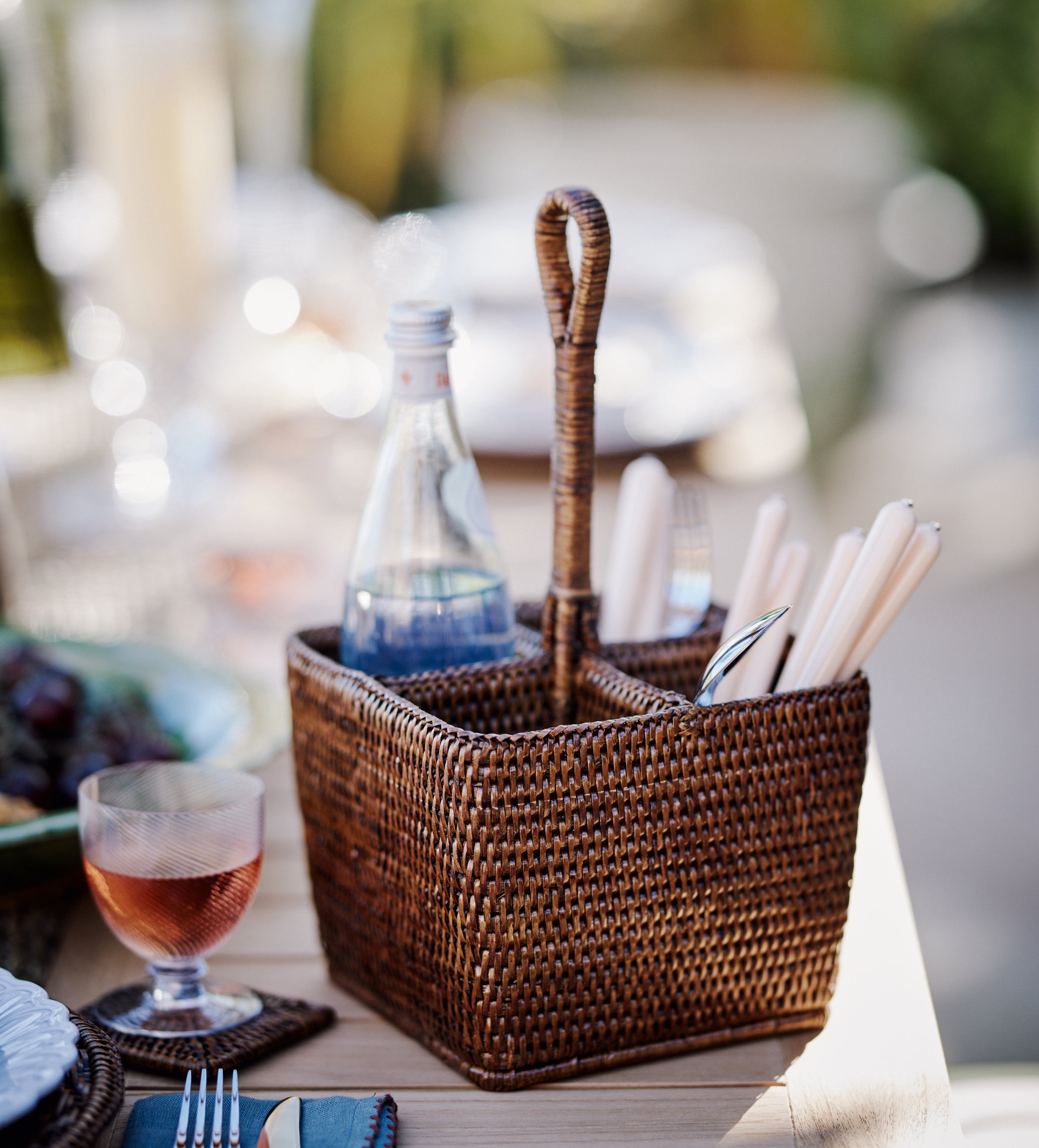 Rattan Deep Carry - Brown