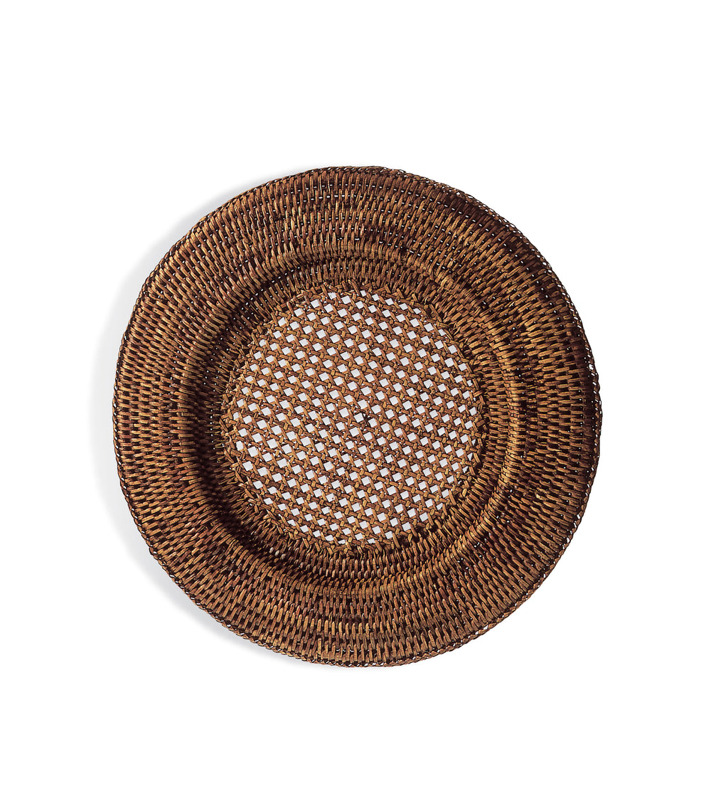 Rattan Underplate - Brown