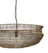 Raye Iron Pendant Light - Antique Brass