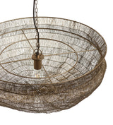 Raye Iron Pendant Light - Antique Brass