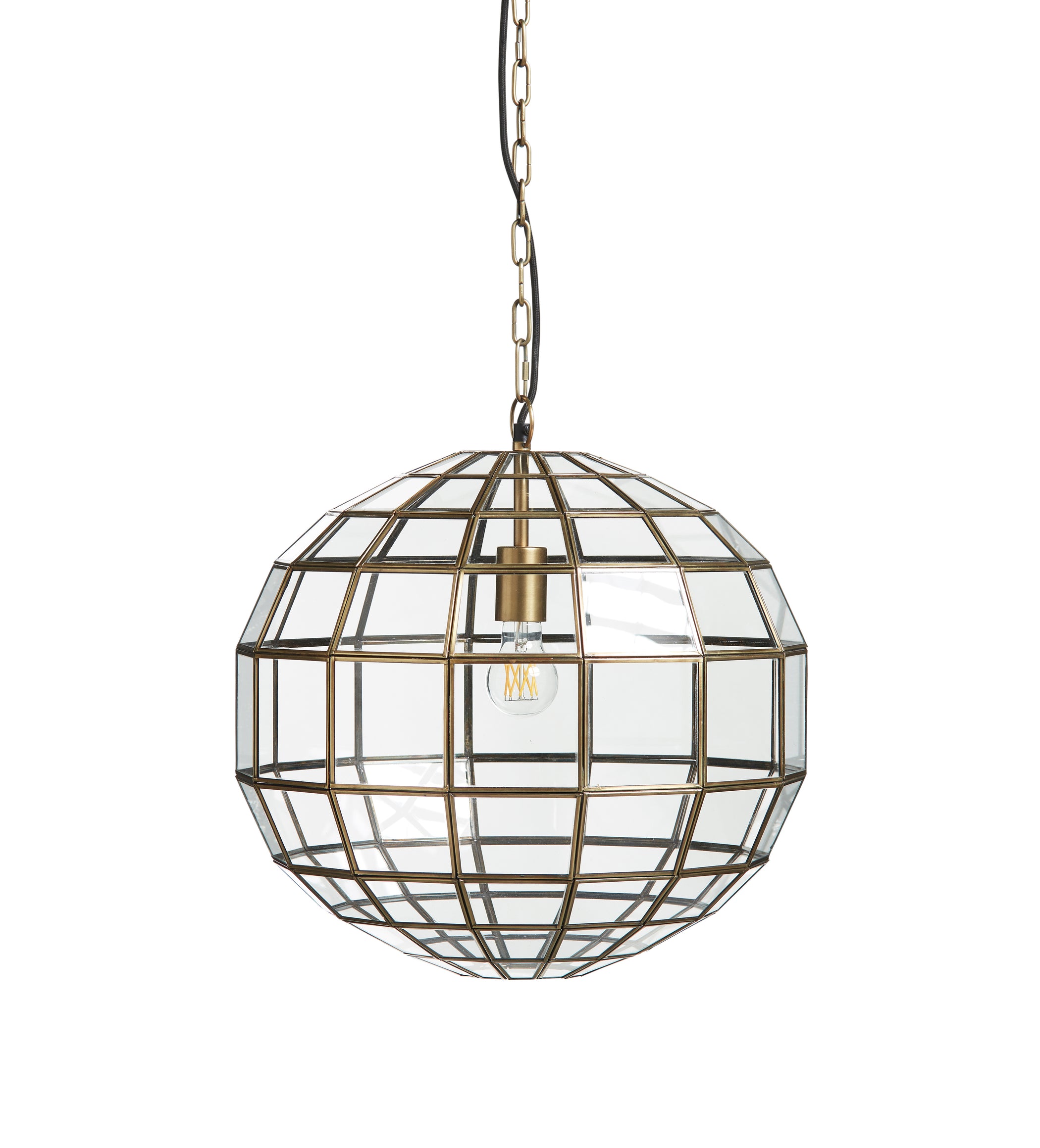 Rennell Pendant Lamp - Antique Brass