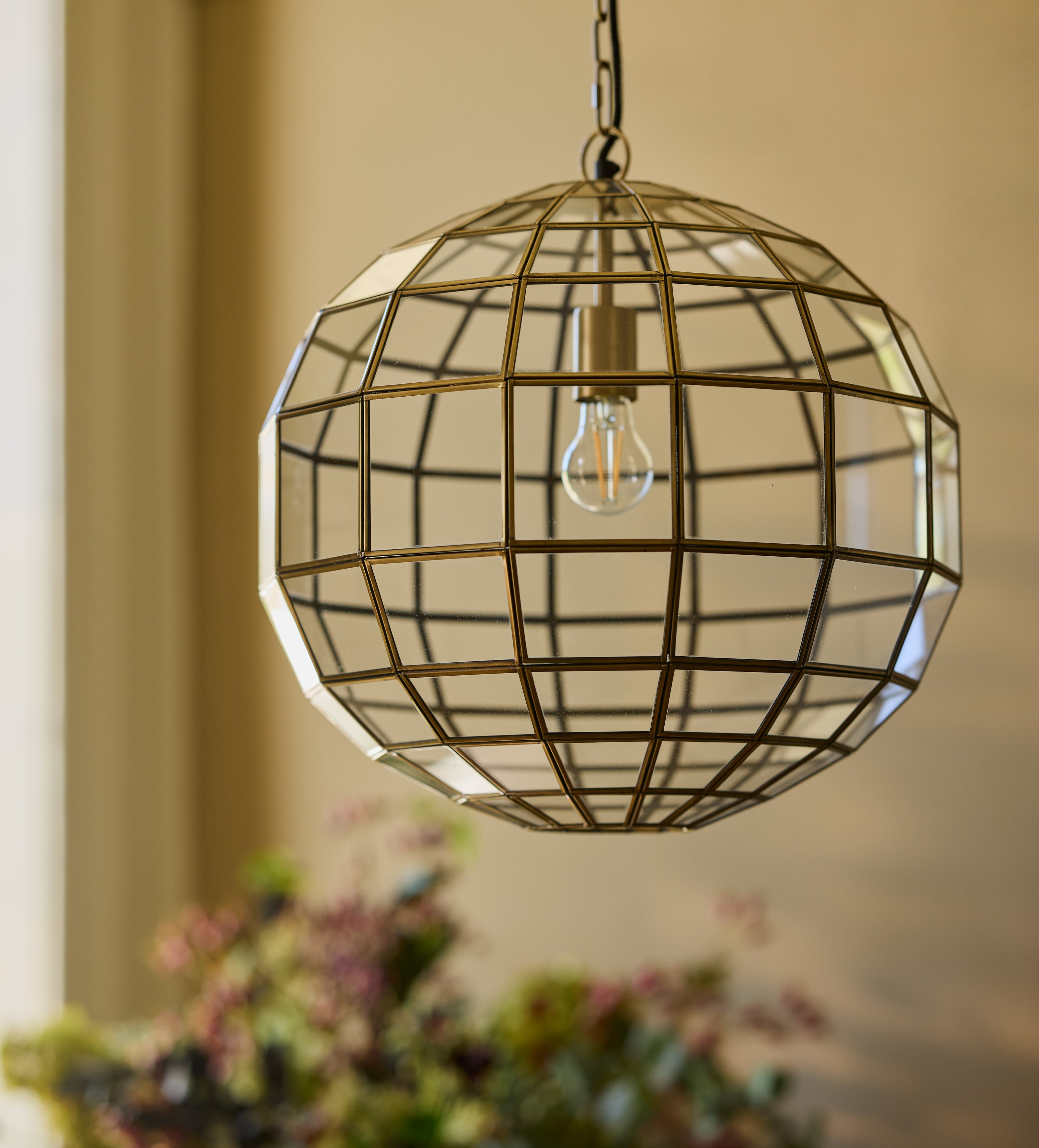 Rennell Pendant Lamp - Antique Brass