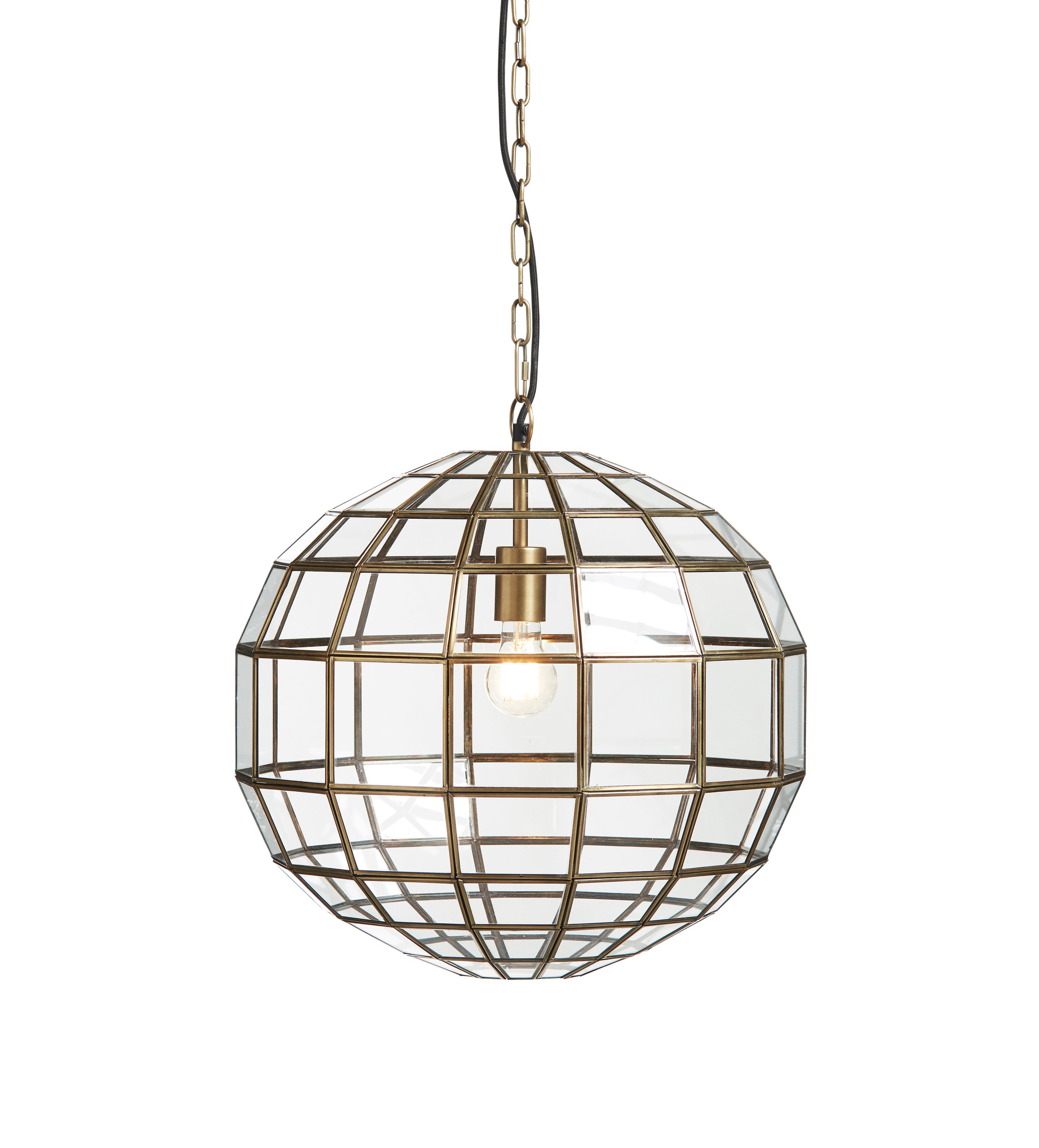Rennell Pendant Lamp - Antique Brass