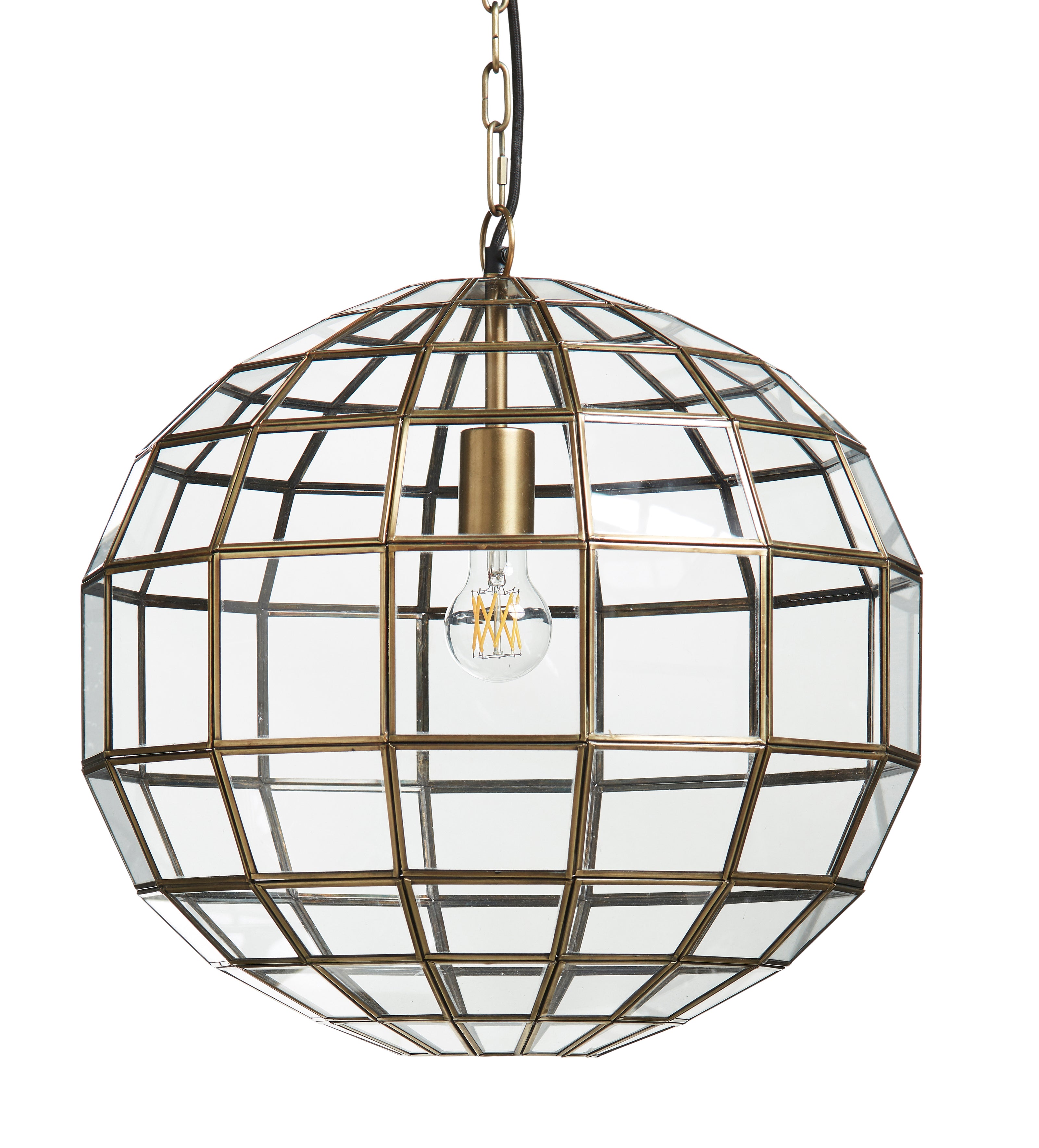 Rennell Pendant Lamp - Antique Brass
