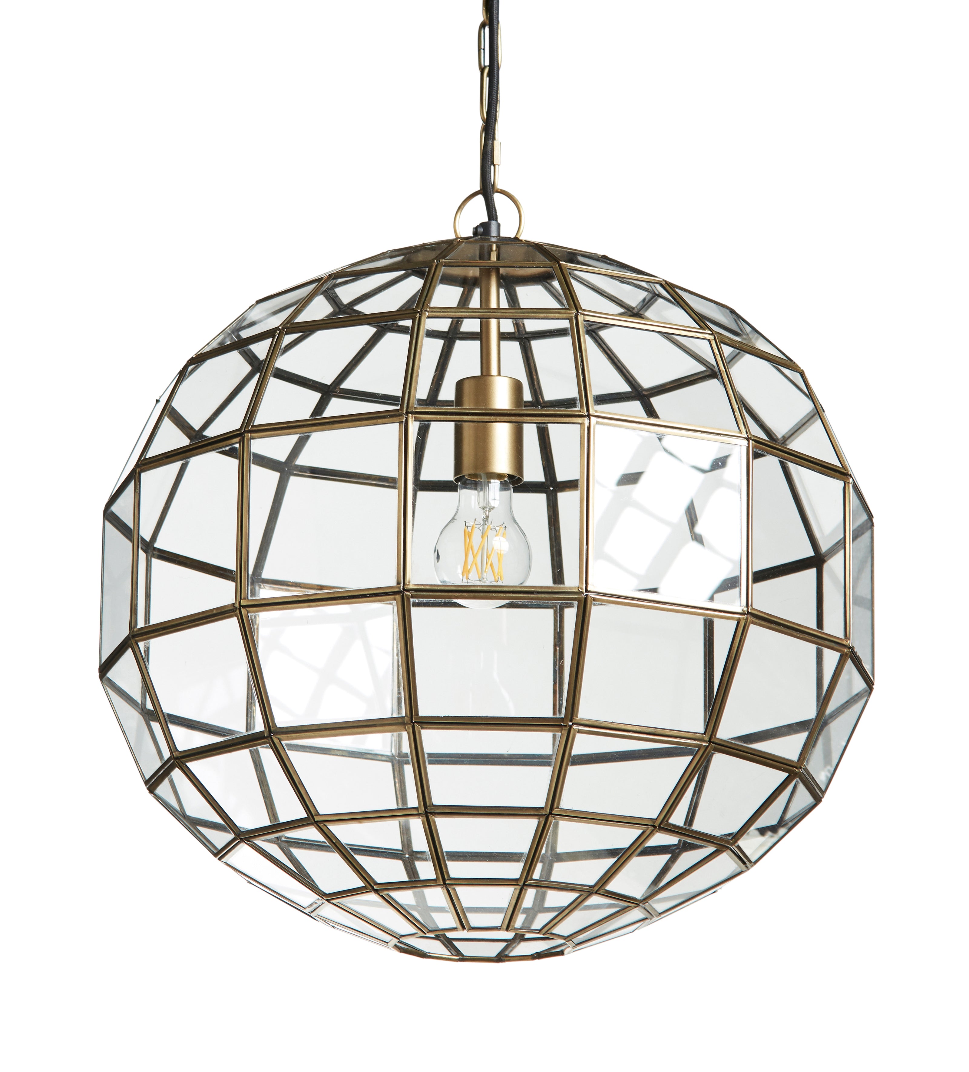 Rennell Pendant Lamp - Antique Brass