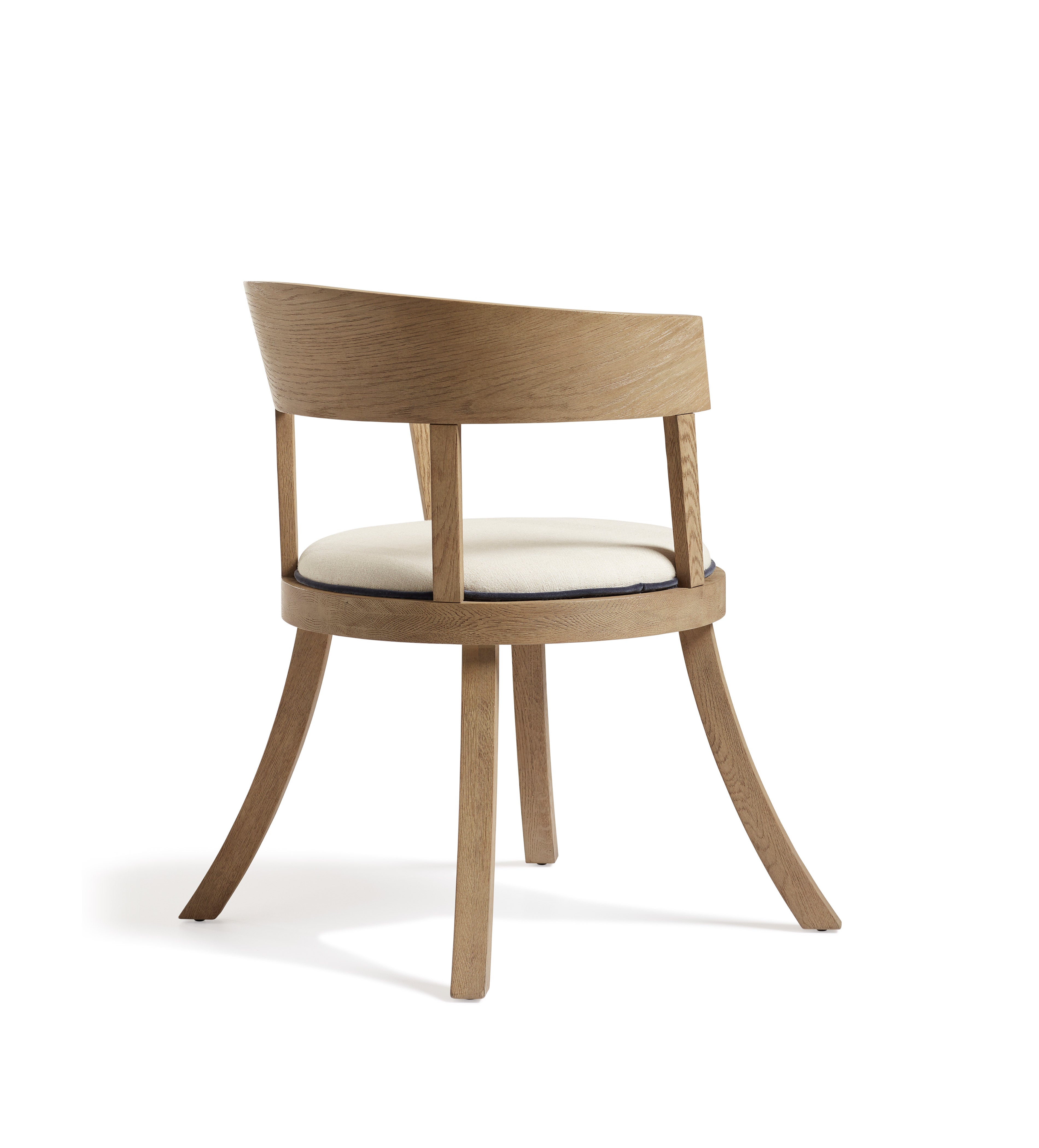 Rhodri Dining Chair - Weathered Oak | OKA