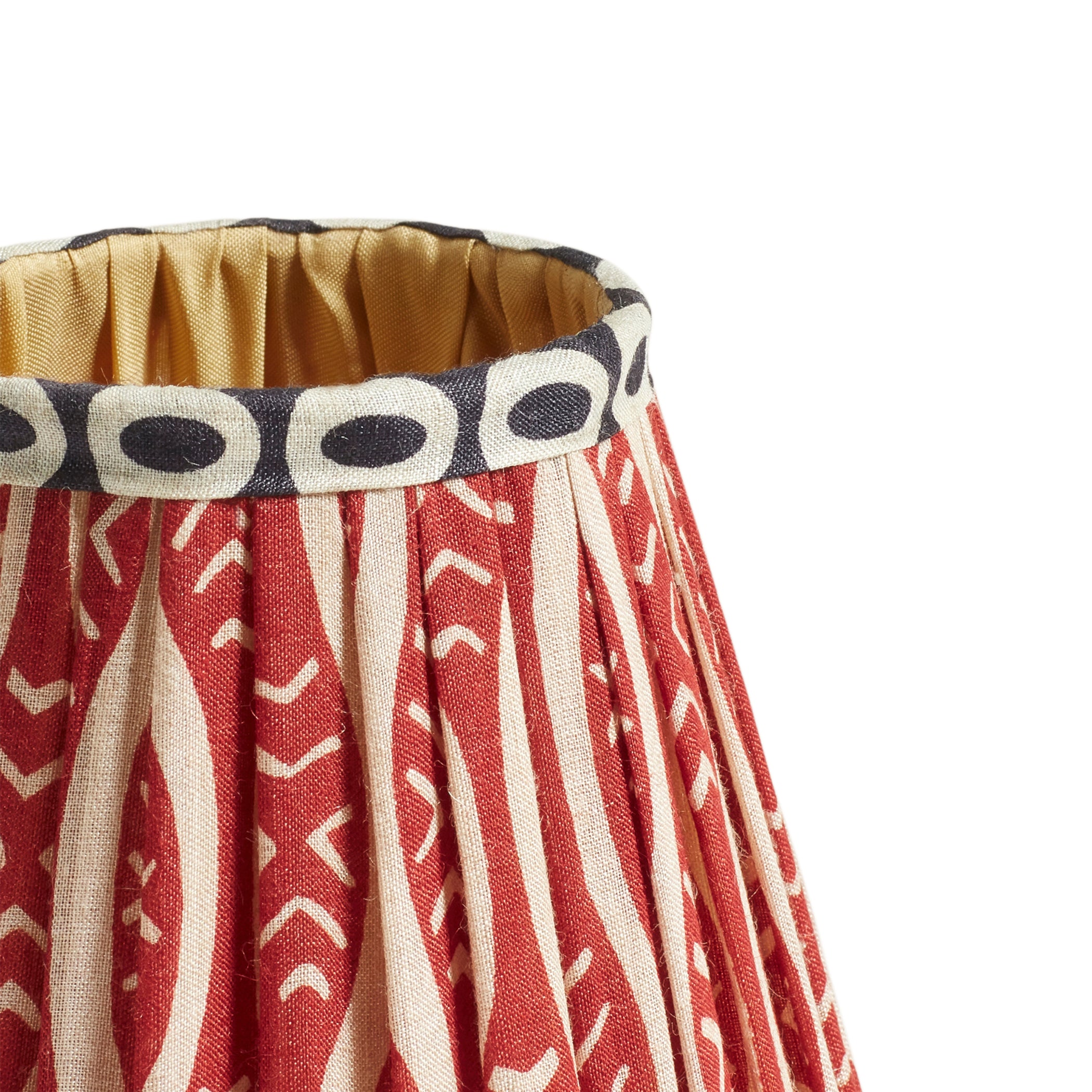Roa Silk Cone Lampshade 16cm - Vermillion Red