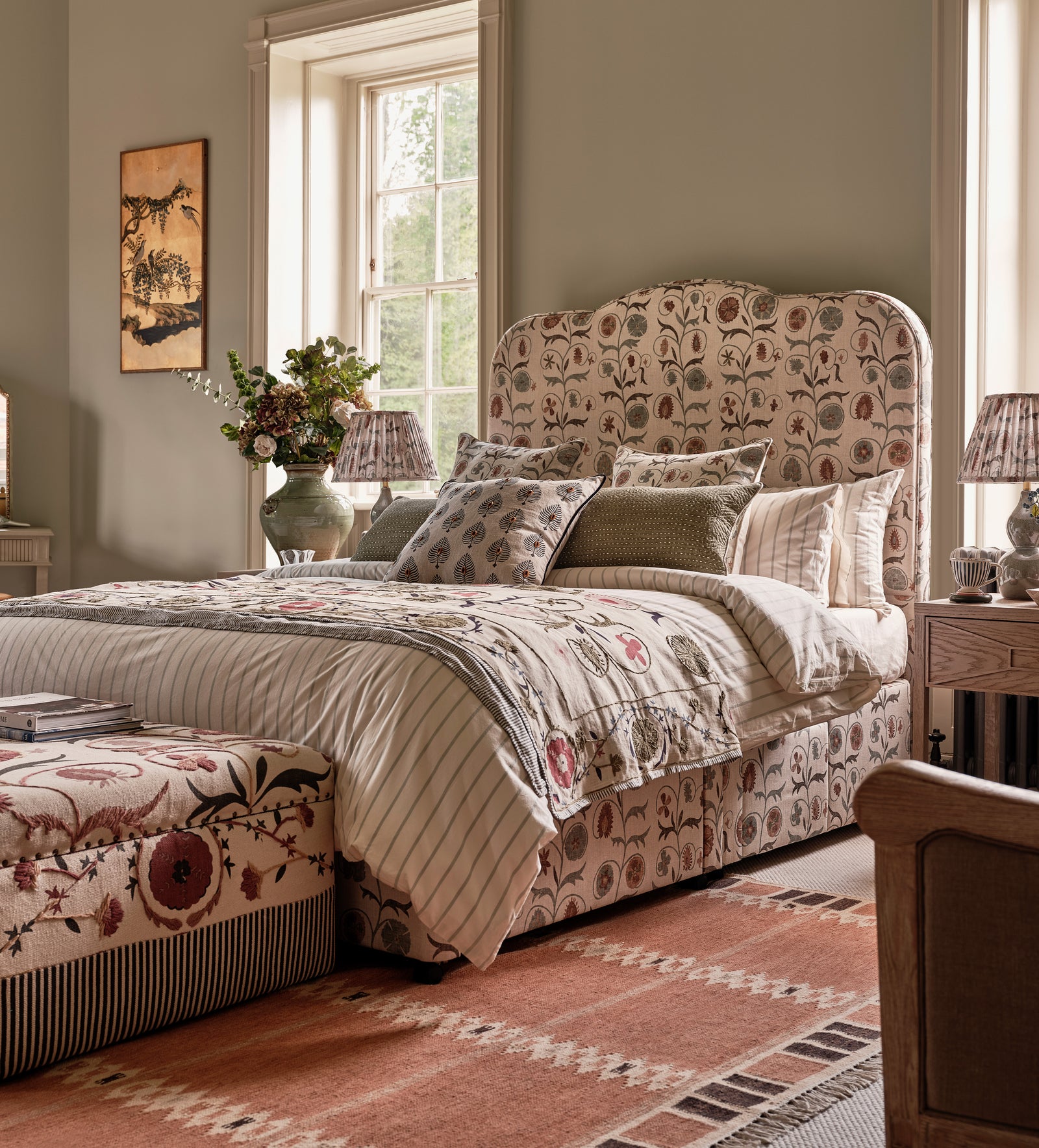 Romilly Headboard & Bed - Made-to-Order