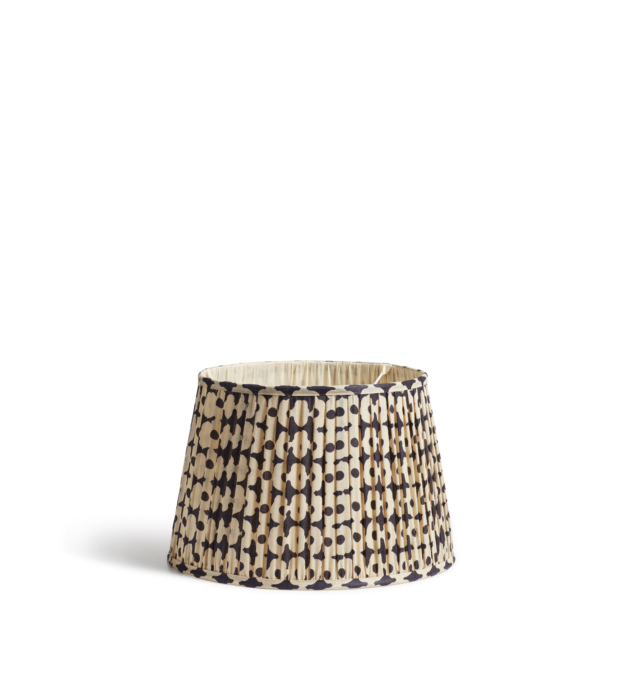 Romneya Silk Pleated Lampshade 35cm - Dark Blue