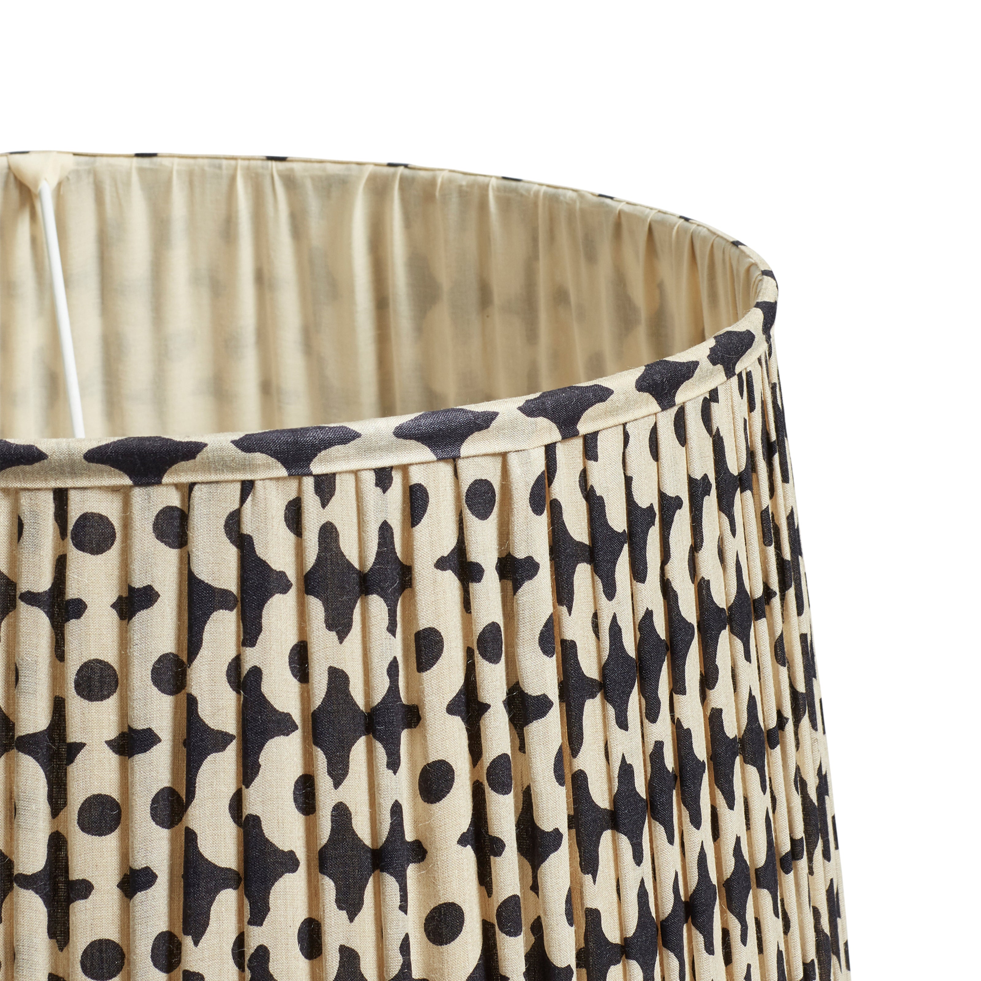 Romneya Silk Pleated Lampshade 45cm - Dark Blue