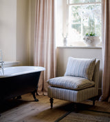 Rosina Hedley Linen Slipper Chair - Natural