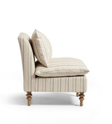 Rosina Hedley Linen Slipper Chair - Natural