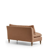Rosina Linen 2-Seater Sofa - Apricot