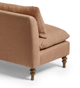 Rosina Linen 2-Seater Sofa - Apricot