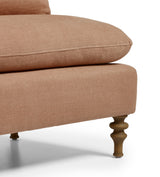 Rosina Linen 2-Seater Sofa - Apricot