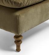 Rosina Velvet Slipper Chair - Lichen