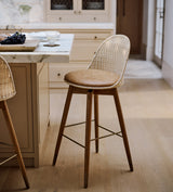 Rotan Bar Stool - Natural