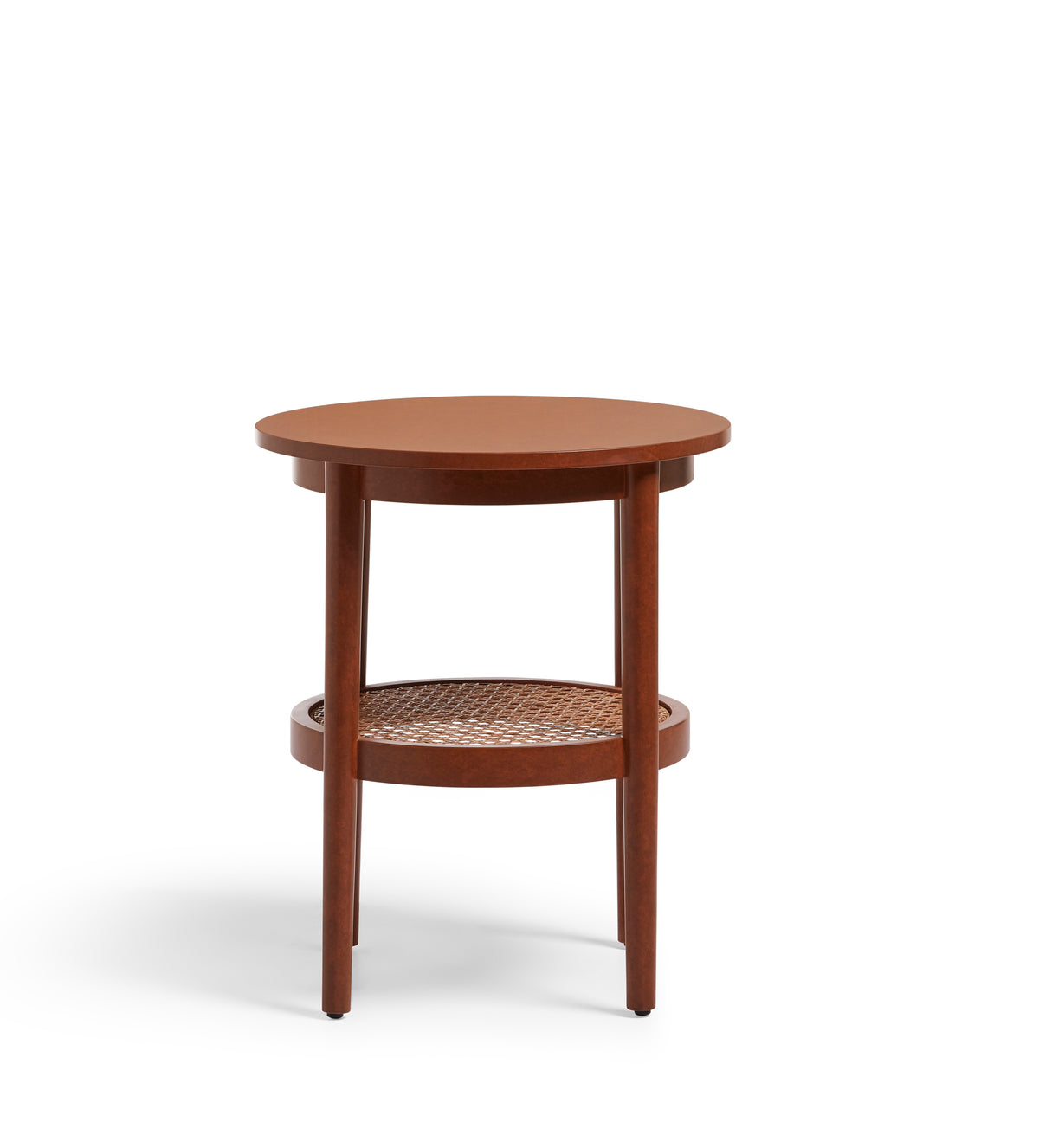 Rotundus Side Table - Earthy Red
