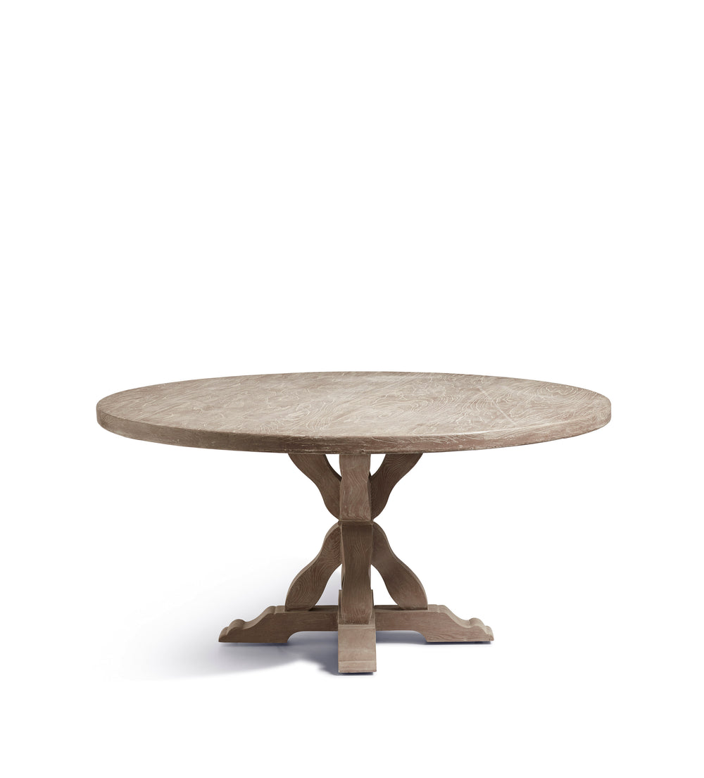 Conisbrough Round Indoor/Outdoor Dining Table - Grey